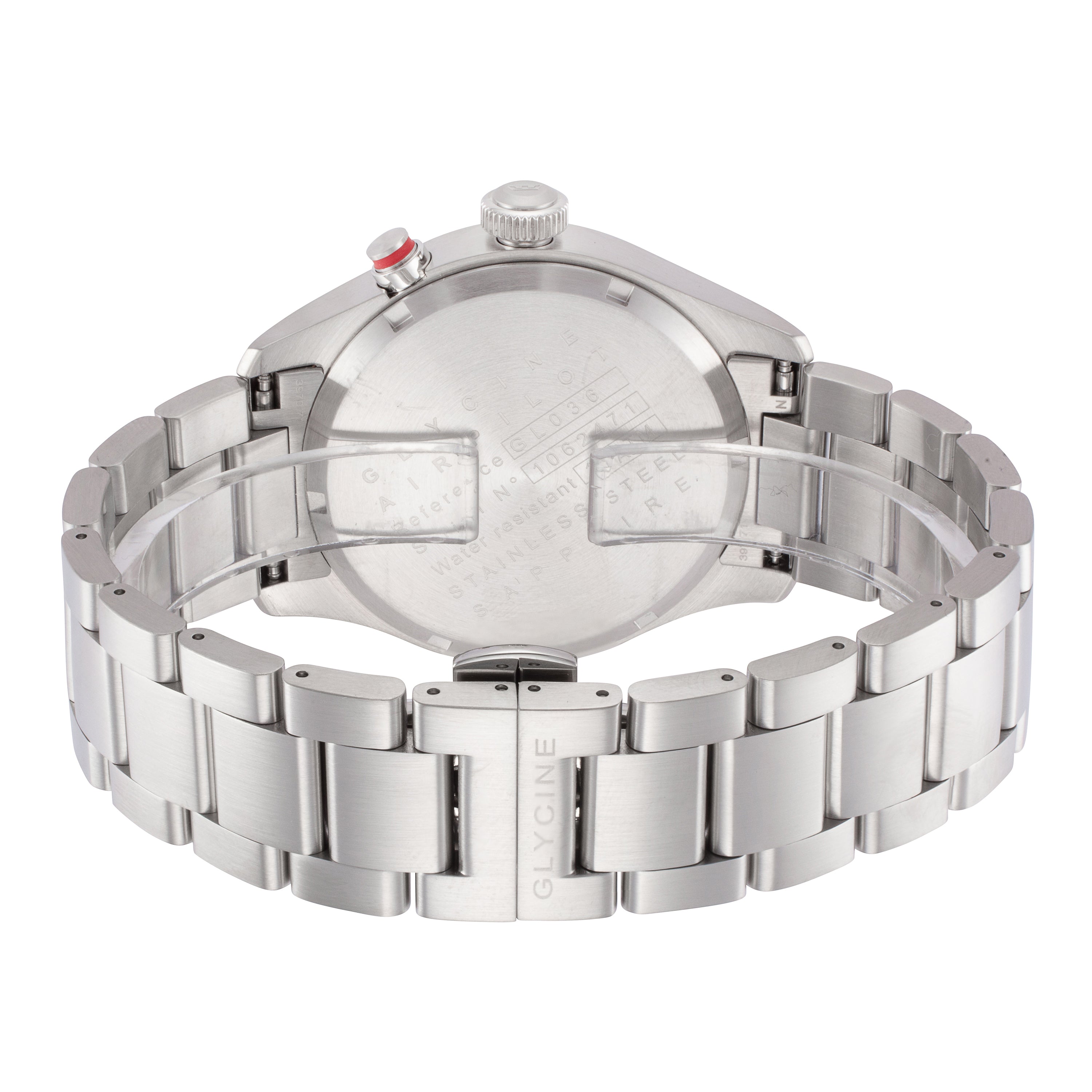 Glycine Men's Airpilot Dual Time 44mm Quartz Watch GL0363