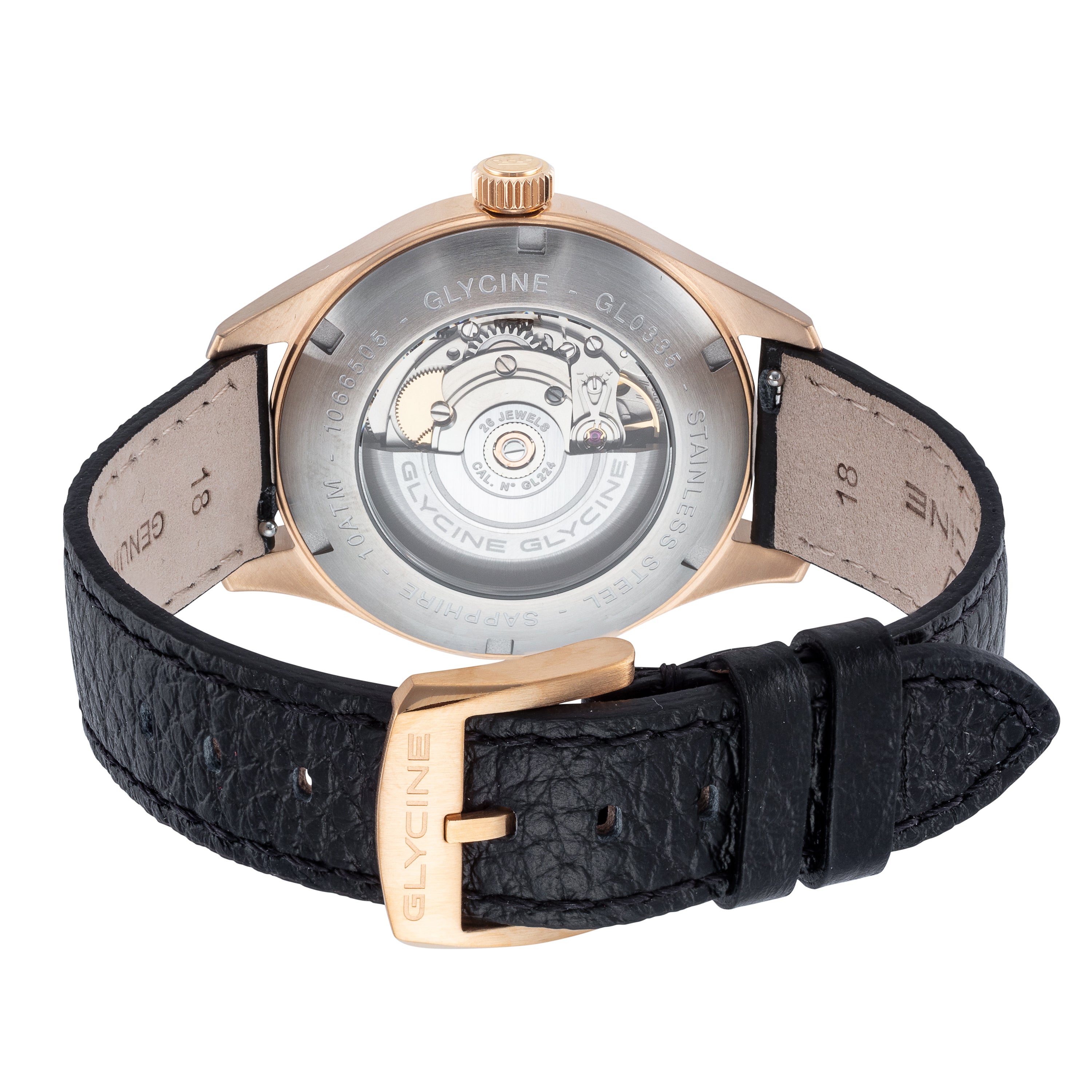 Glycine Men's Beinne 1914 39mm Automatic Watch GL0335