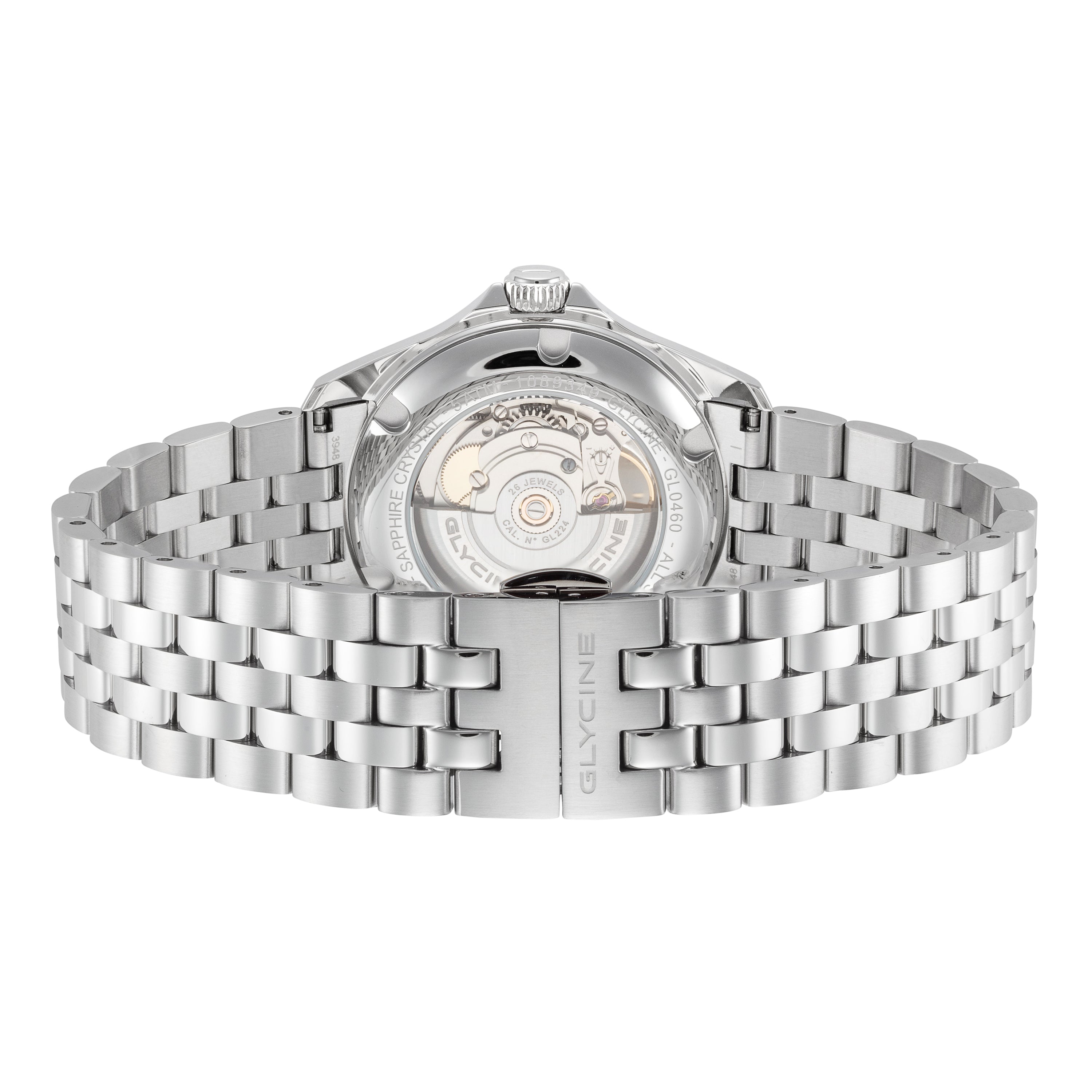 Glycine Men's Combat Classic Open Heart 40mm Automatic Watch GL0460