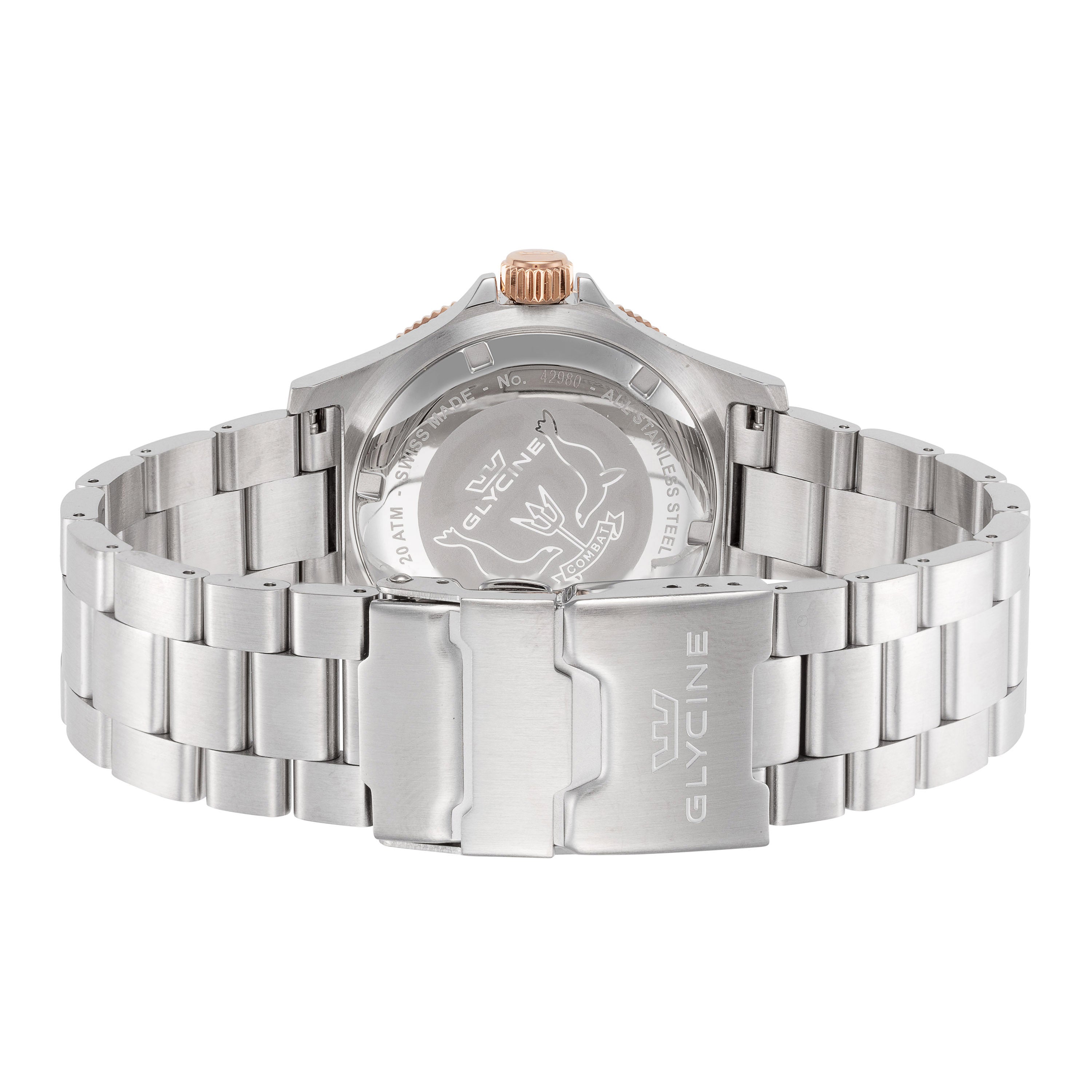 Glycine Men's Combat Sub Sport GMT 42mm Quartz Watch GL1058