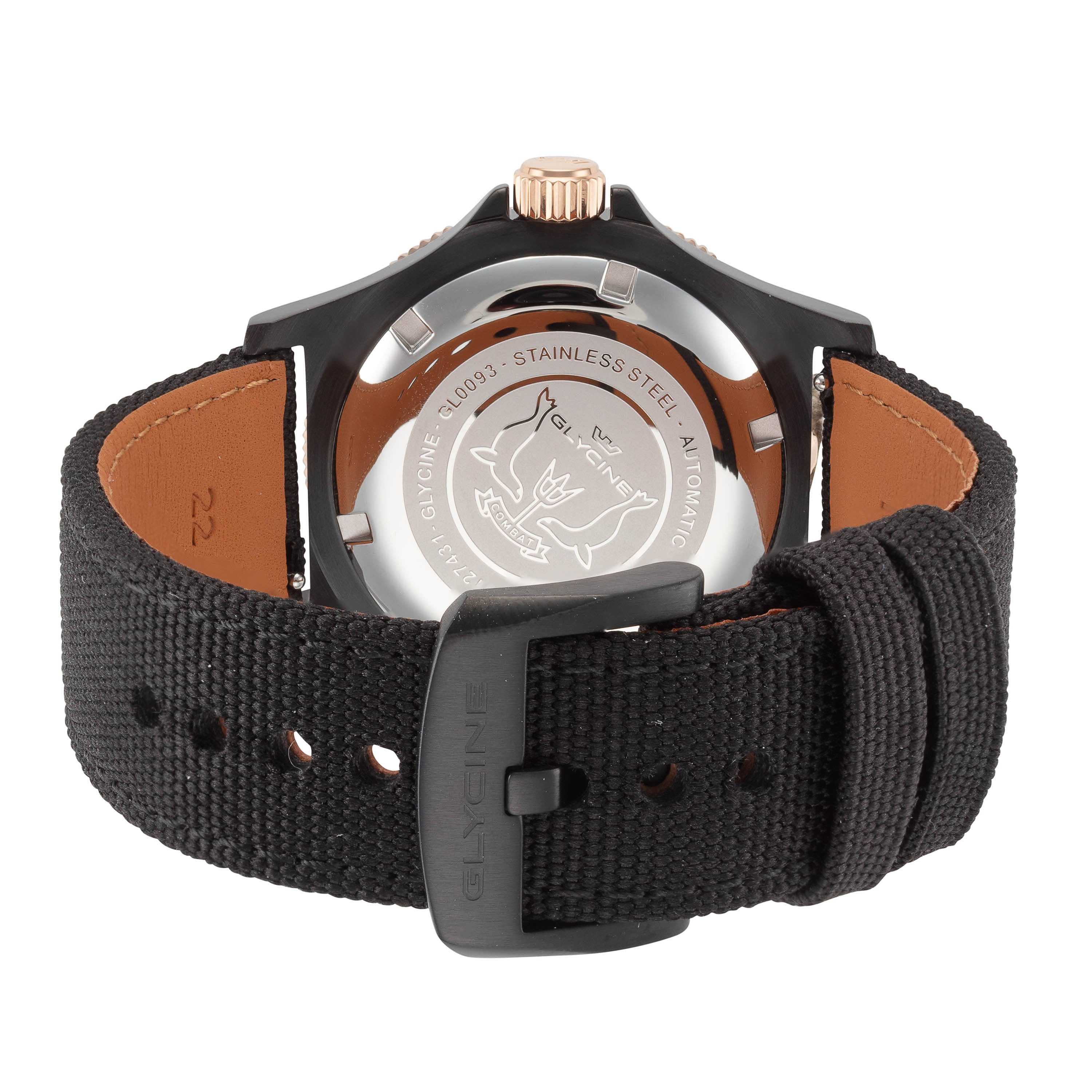 글리신 남성용 컴뱃 서브 42mm 자동 시계 GL0093