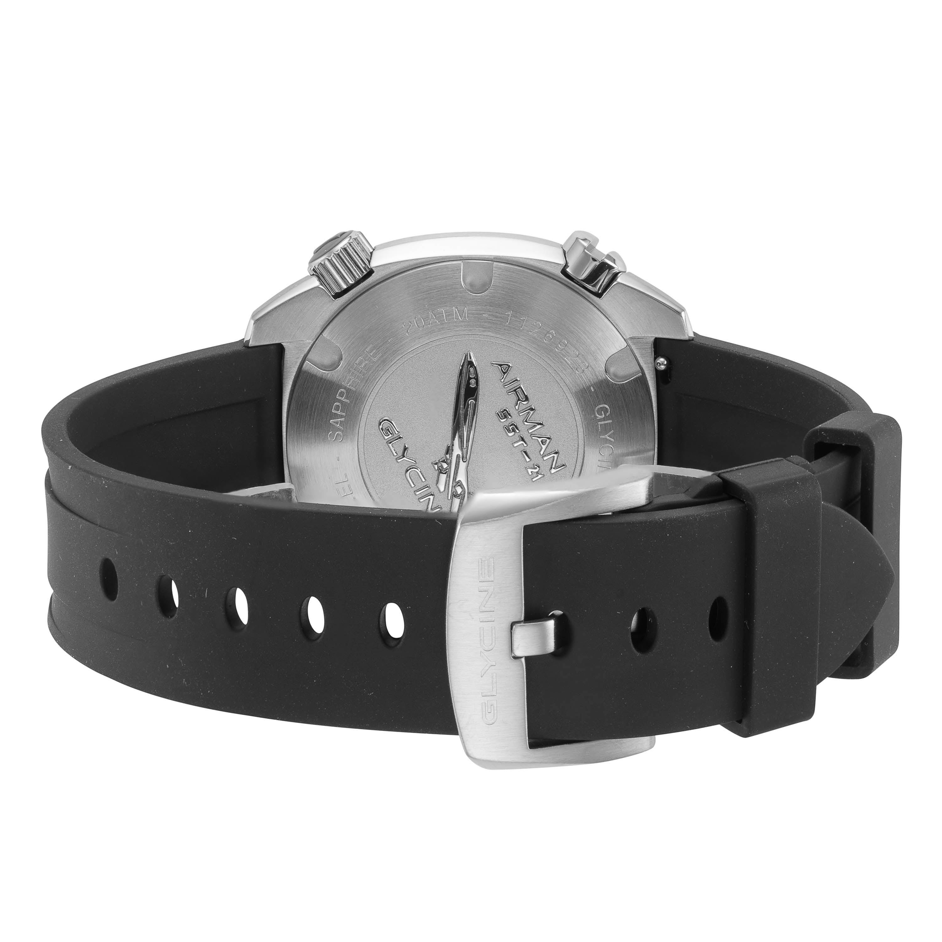 Glycine Men's Airman SST GMT 43mm Automatic Watch GL0312