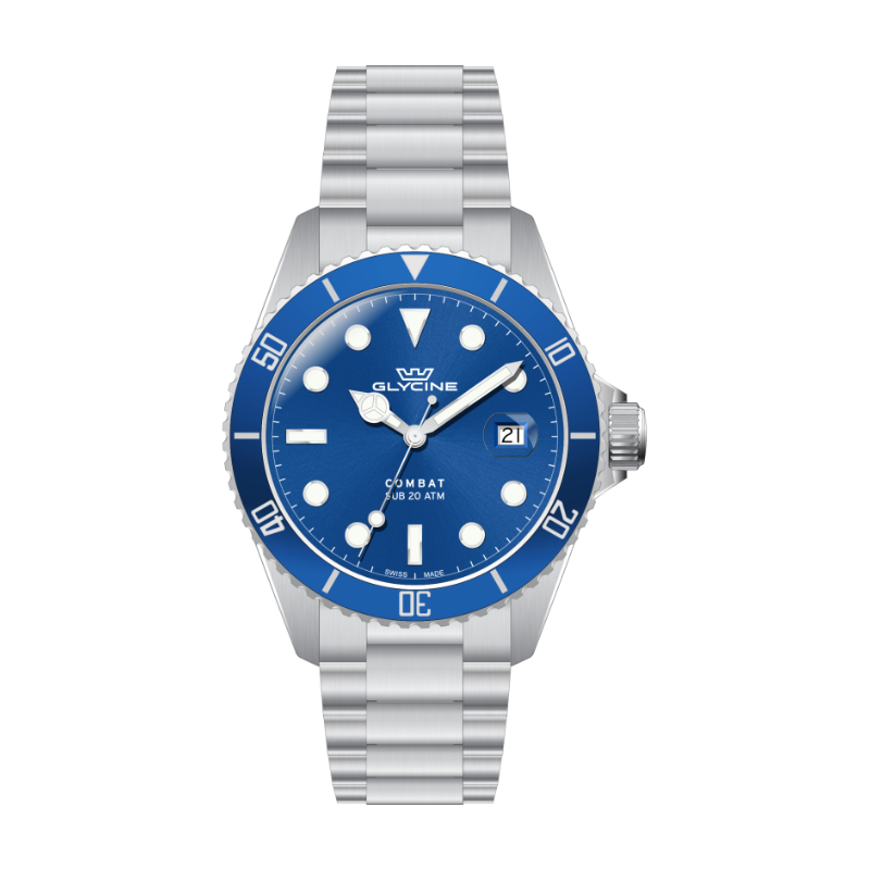 Glycine Men's Combat Sub 40mm Quartz Watch GL1062