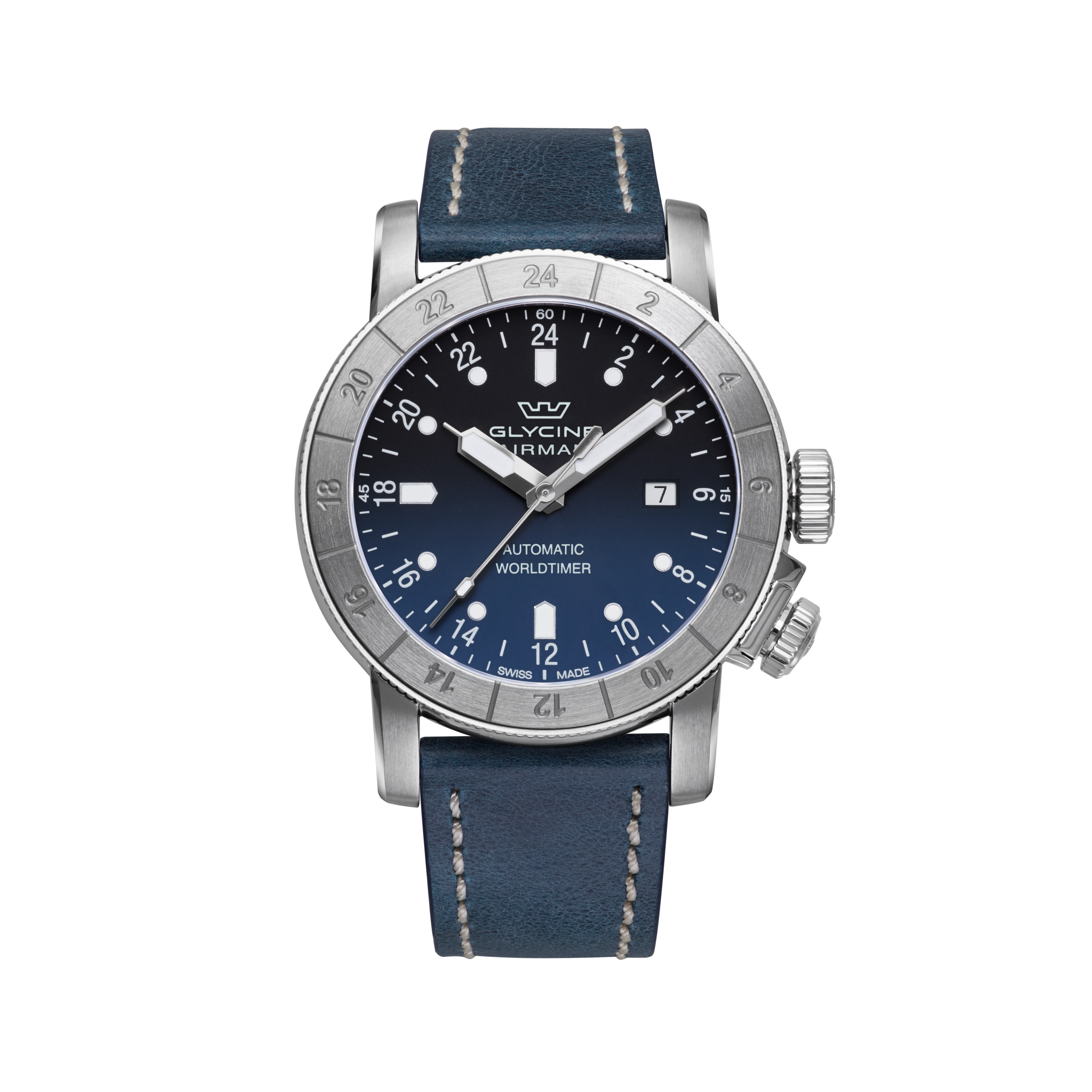 Glycine Men's Airman Purist 44mm Automatic Watch GL0057