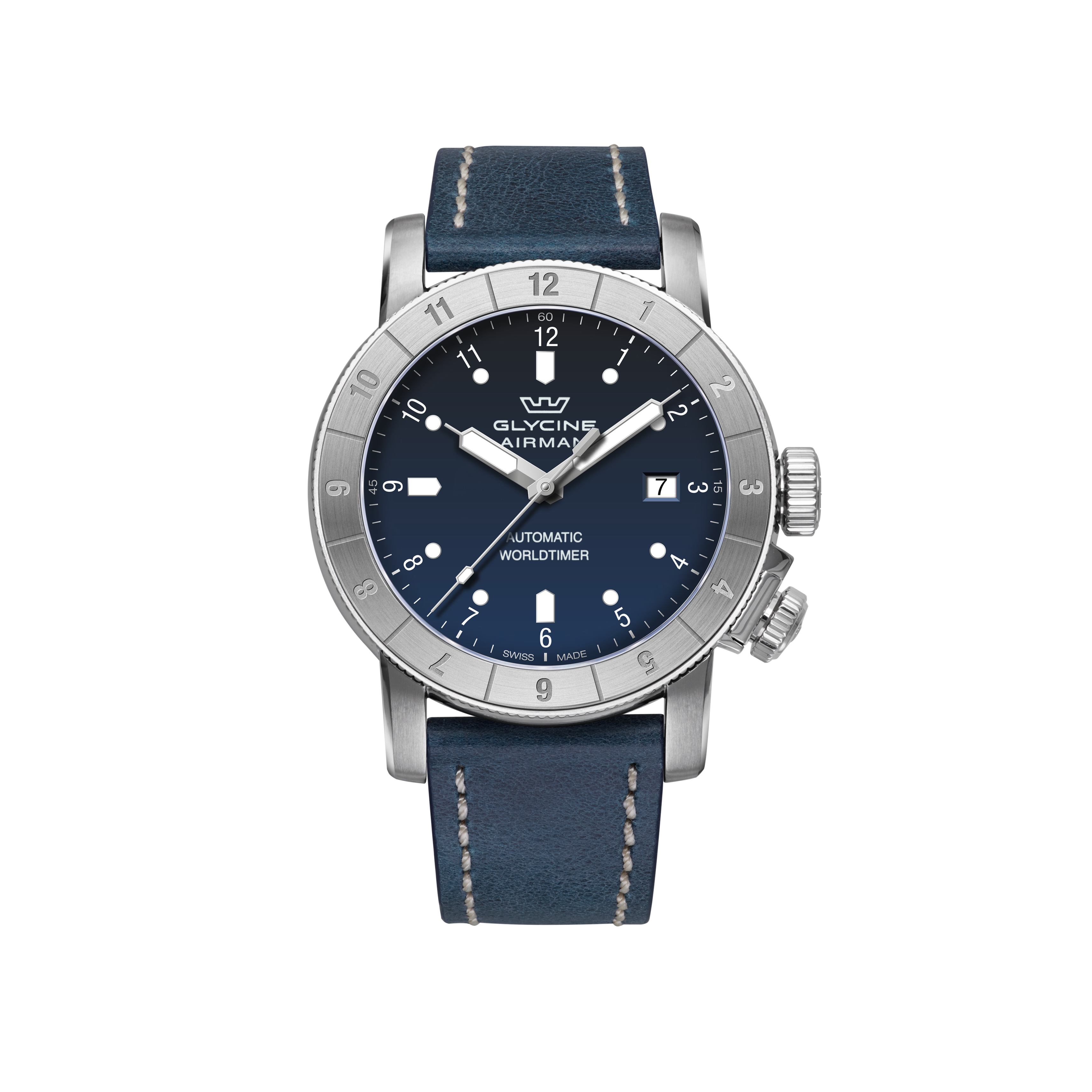 Reloj automático Glycine Airman Double Twelve de 42 mm para hombre GL0062