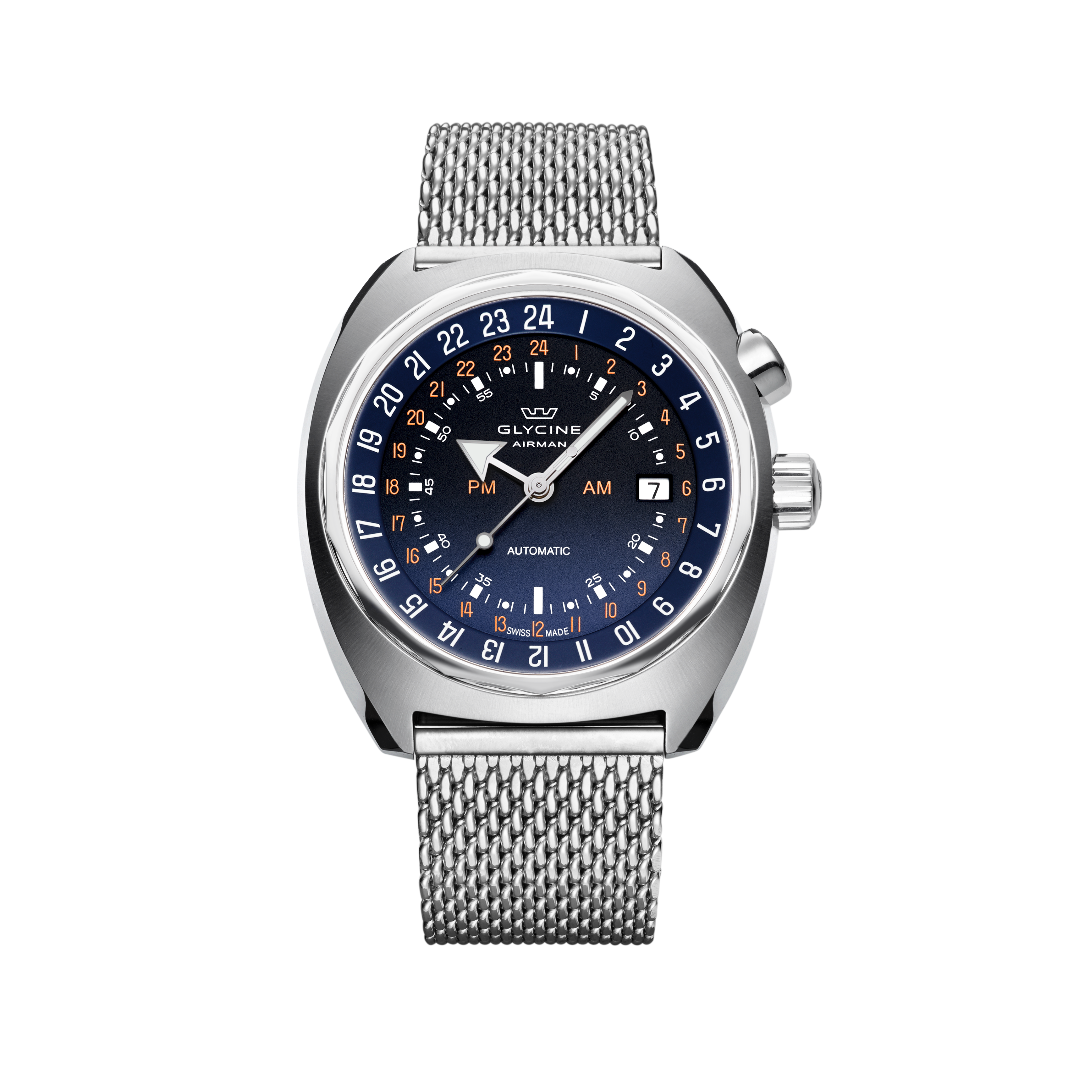 Glycine Men's Airman SST 12 Purist 43mm Automatic Watch GL0144