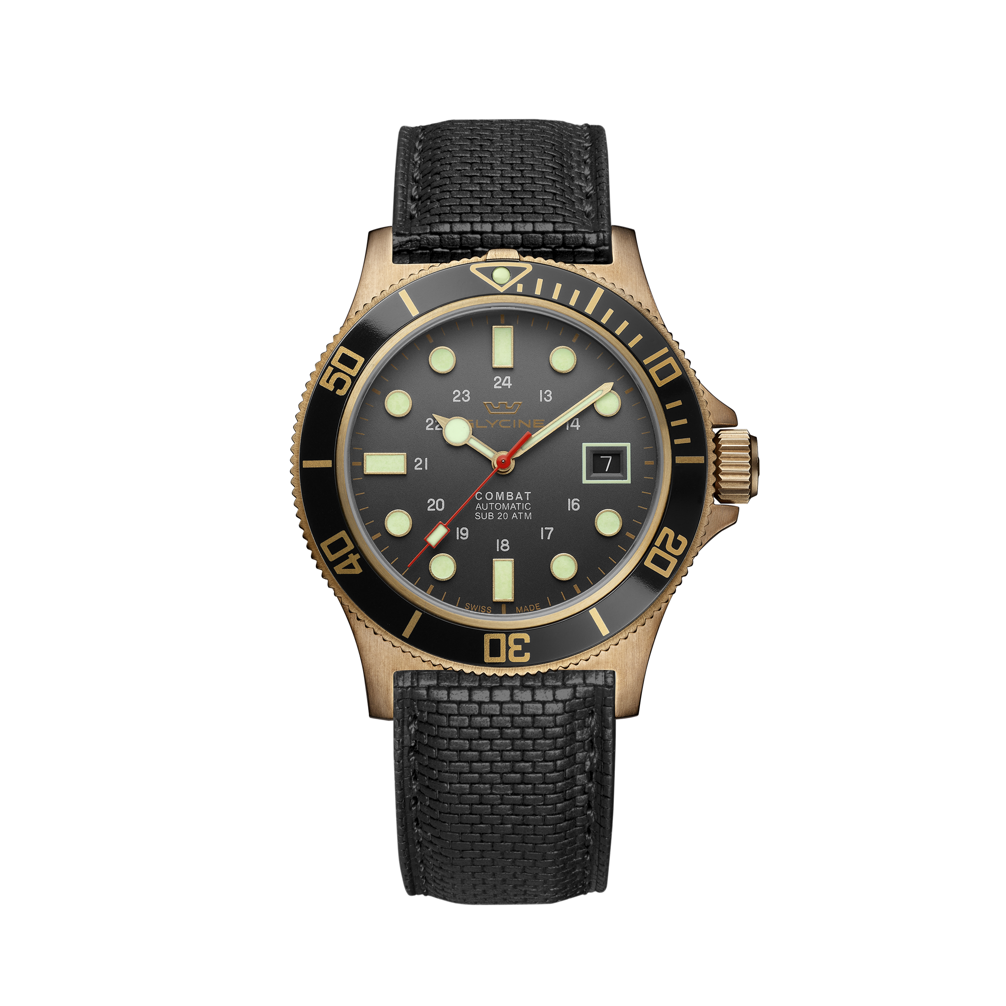 Glycine Men's Combat Sub Bronze 42mm Automatic Watch GL0187