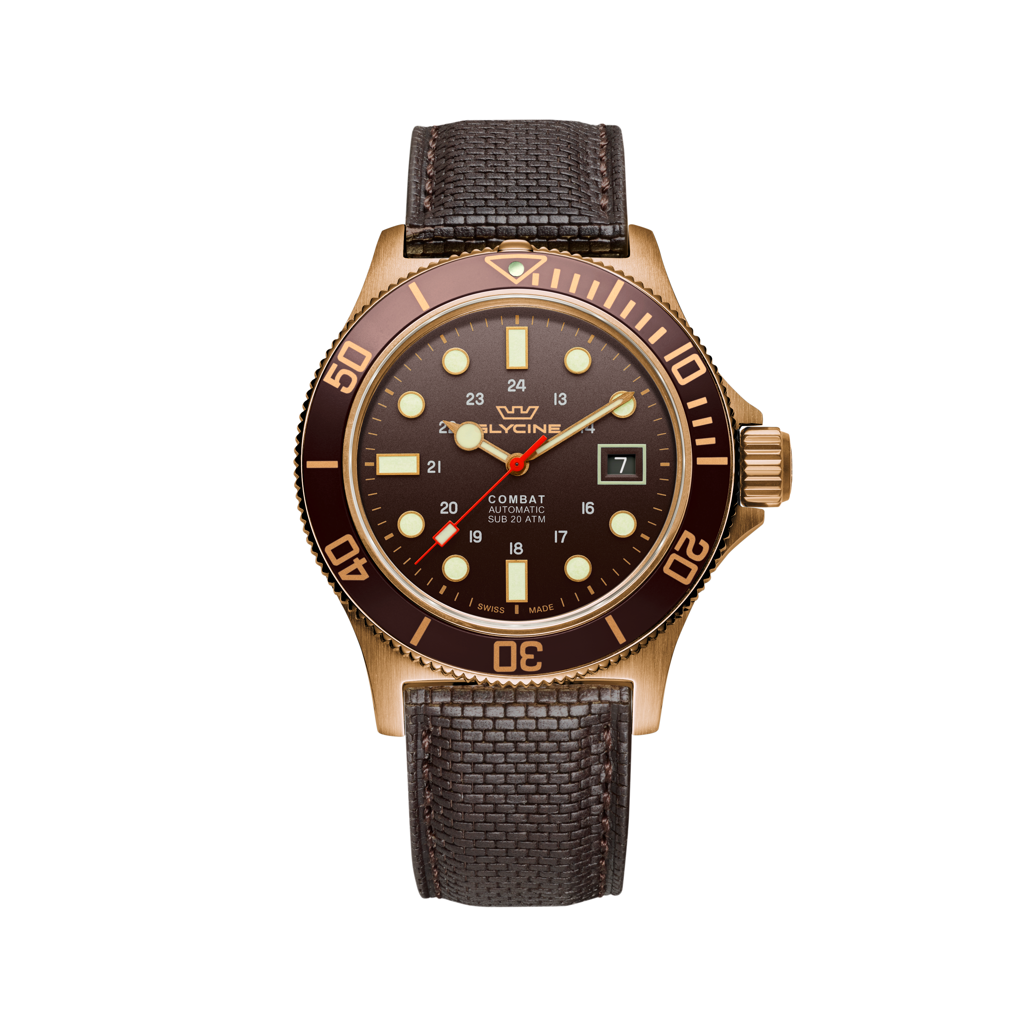 Glycine Men's Combat Sub Bronze 42mm Automatic Watch GL0188