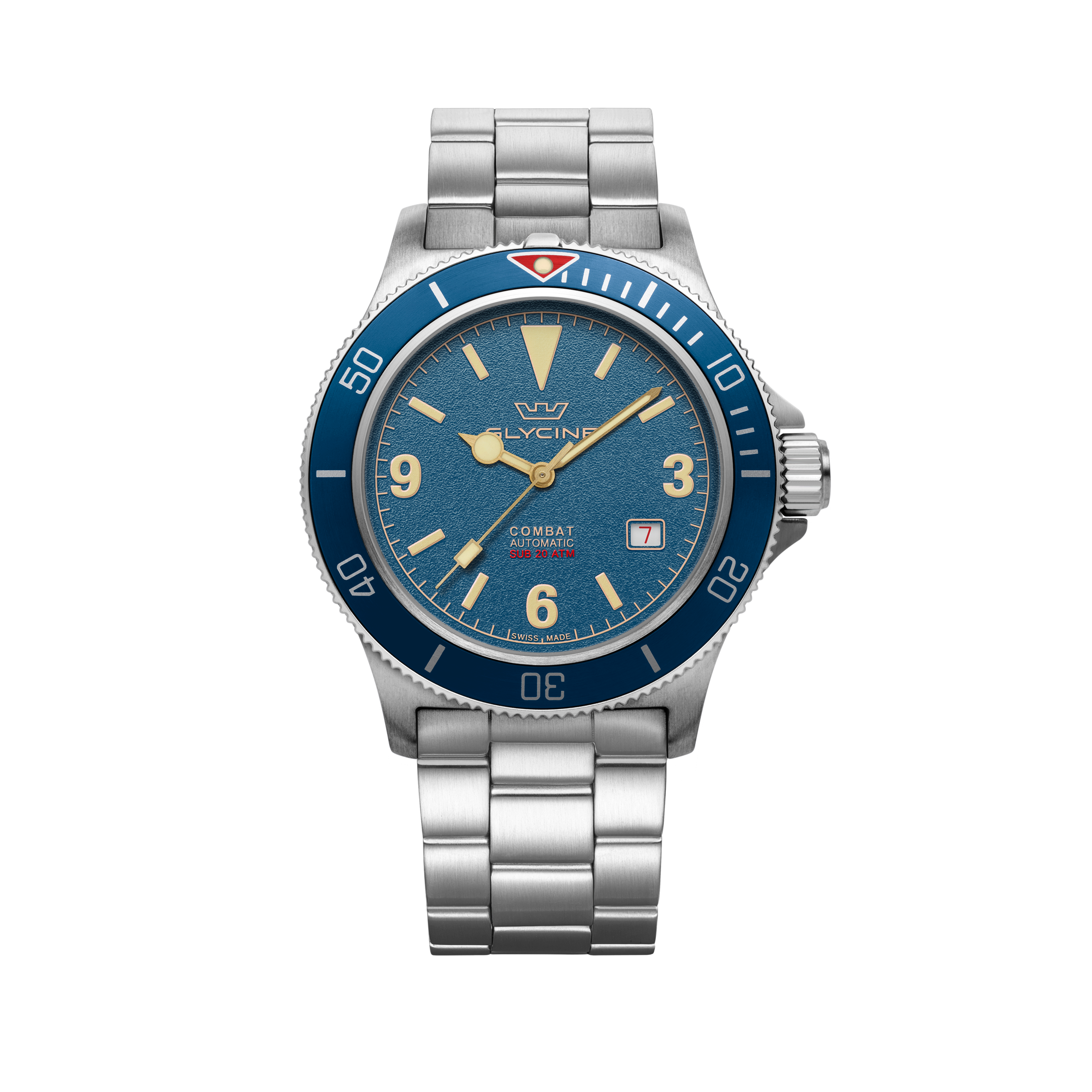 Glycine Men's Combat Sub Vintage 42mm Automatic Watch GL0260