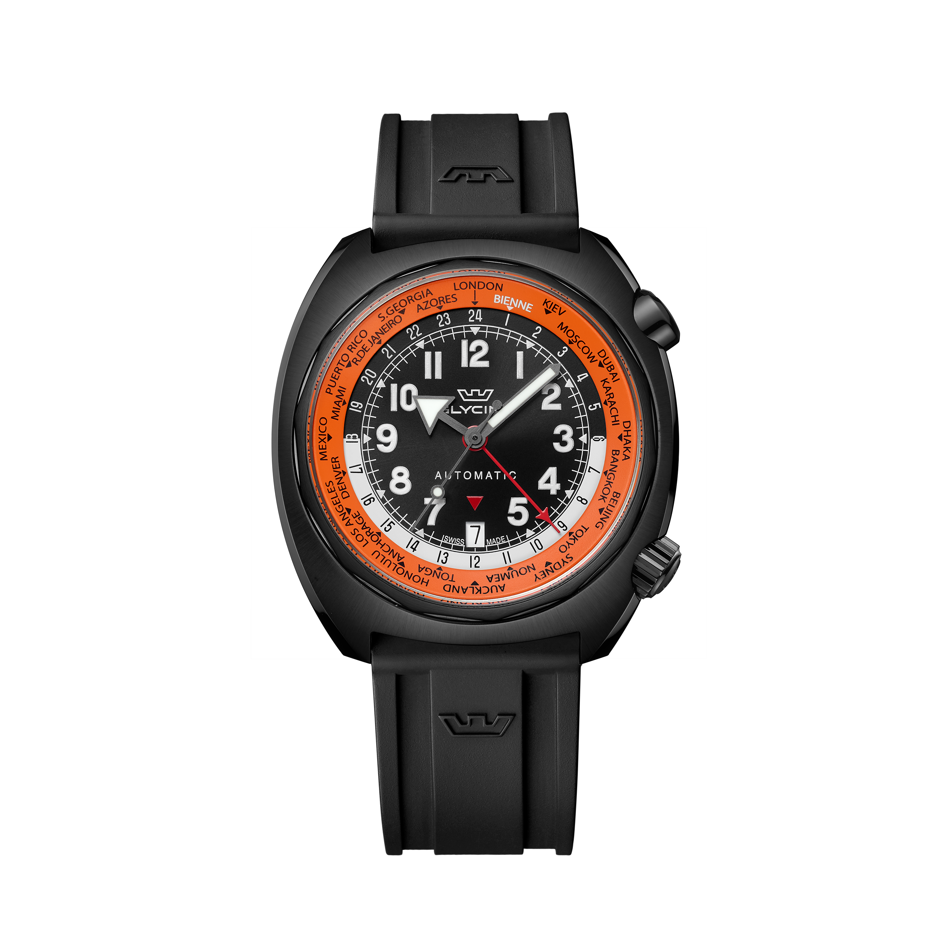 Glycine Men's Airman SST GMT 43mm Automatic Watch GL0315