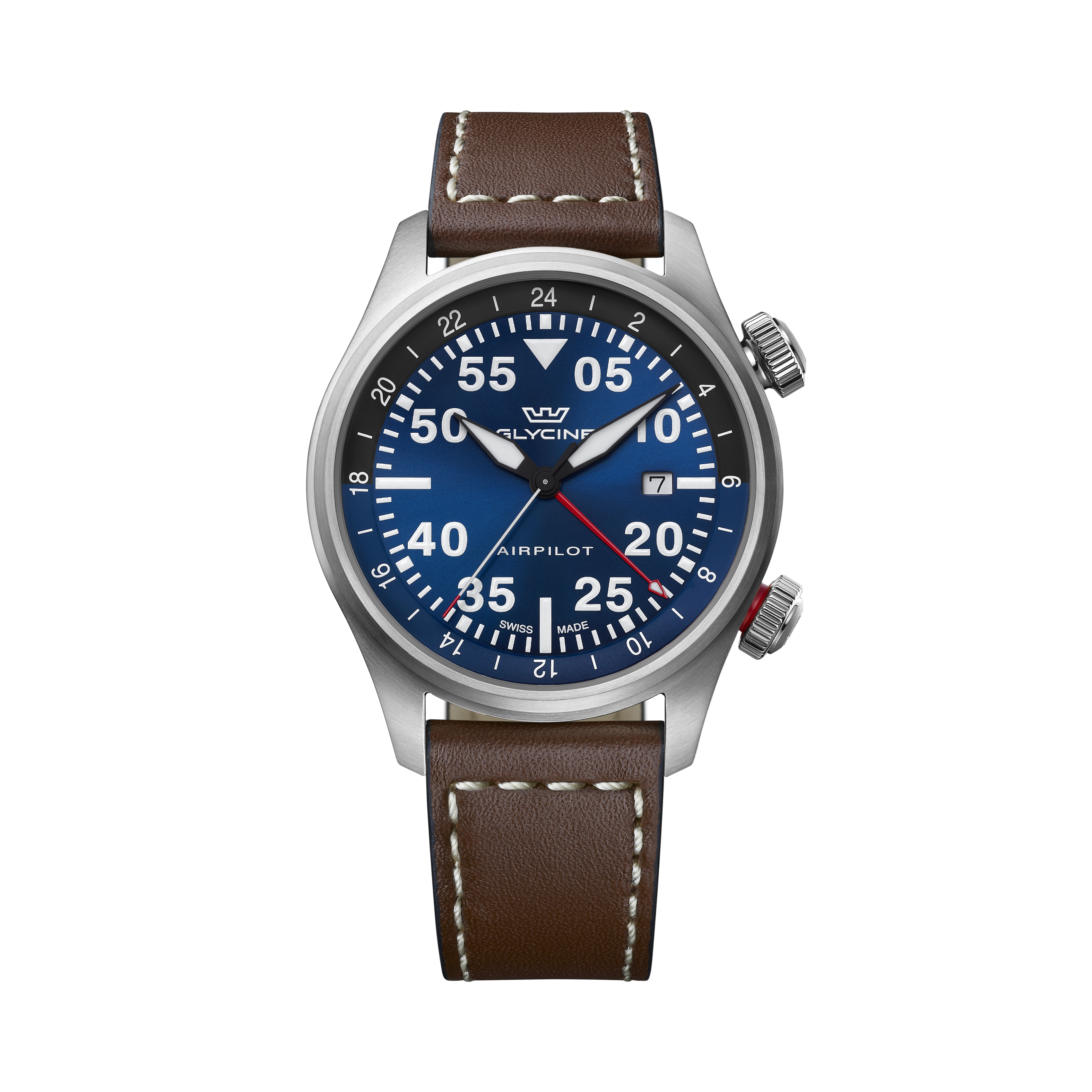 Glycine Men's Airpilot GMT 44mm Quartz Watch GL0351