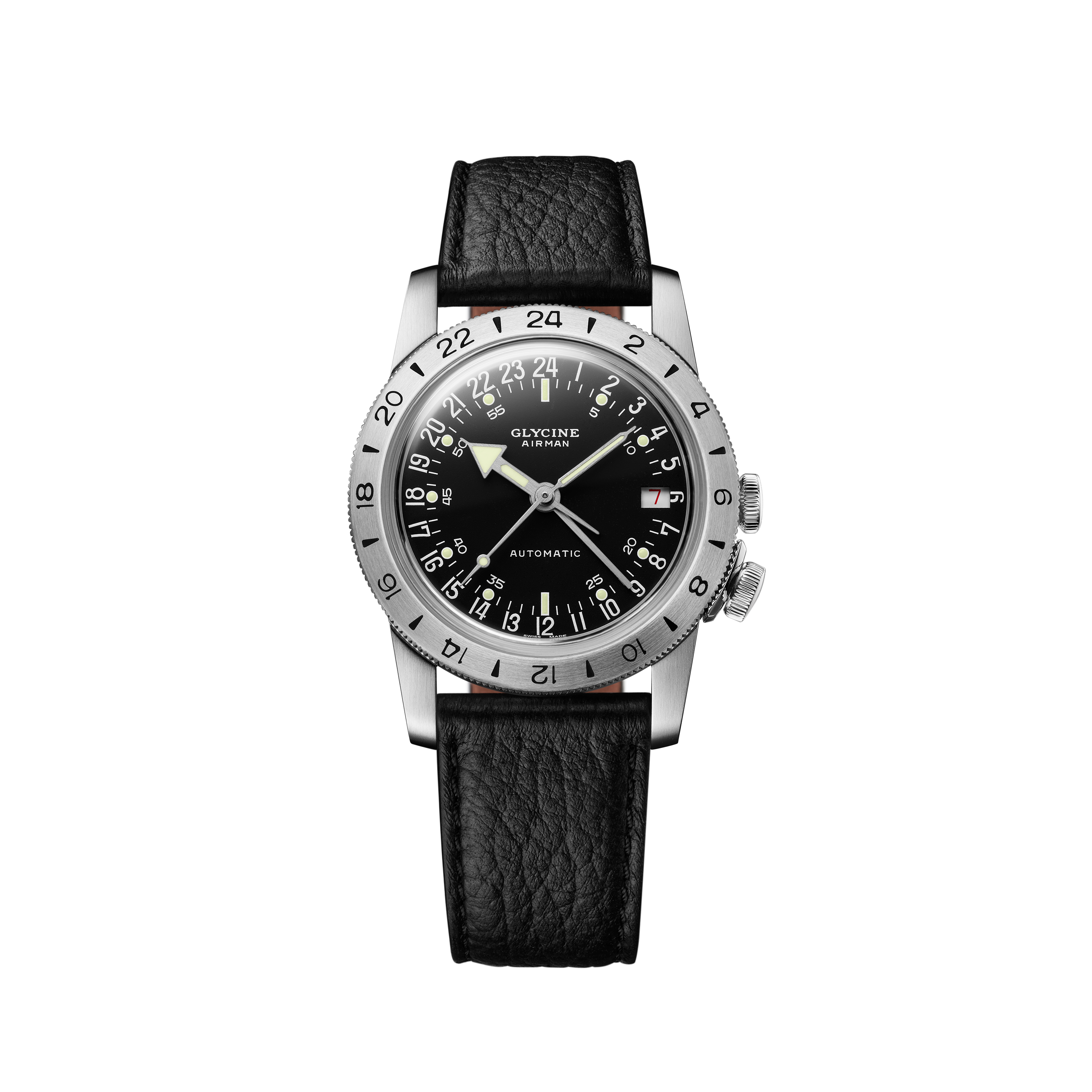Glycine Unisex Airman No. 1 GMT 36mm Automatic Watch GL0370