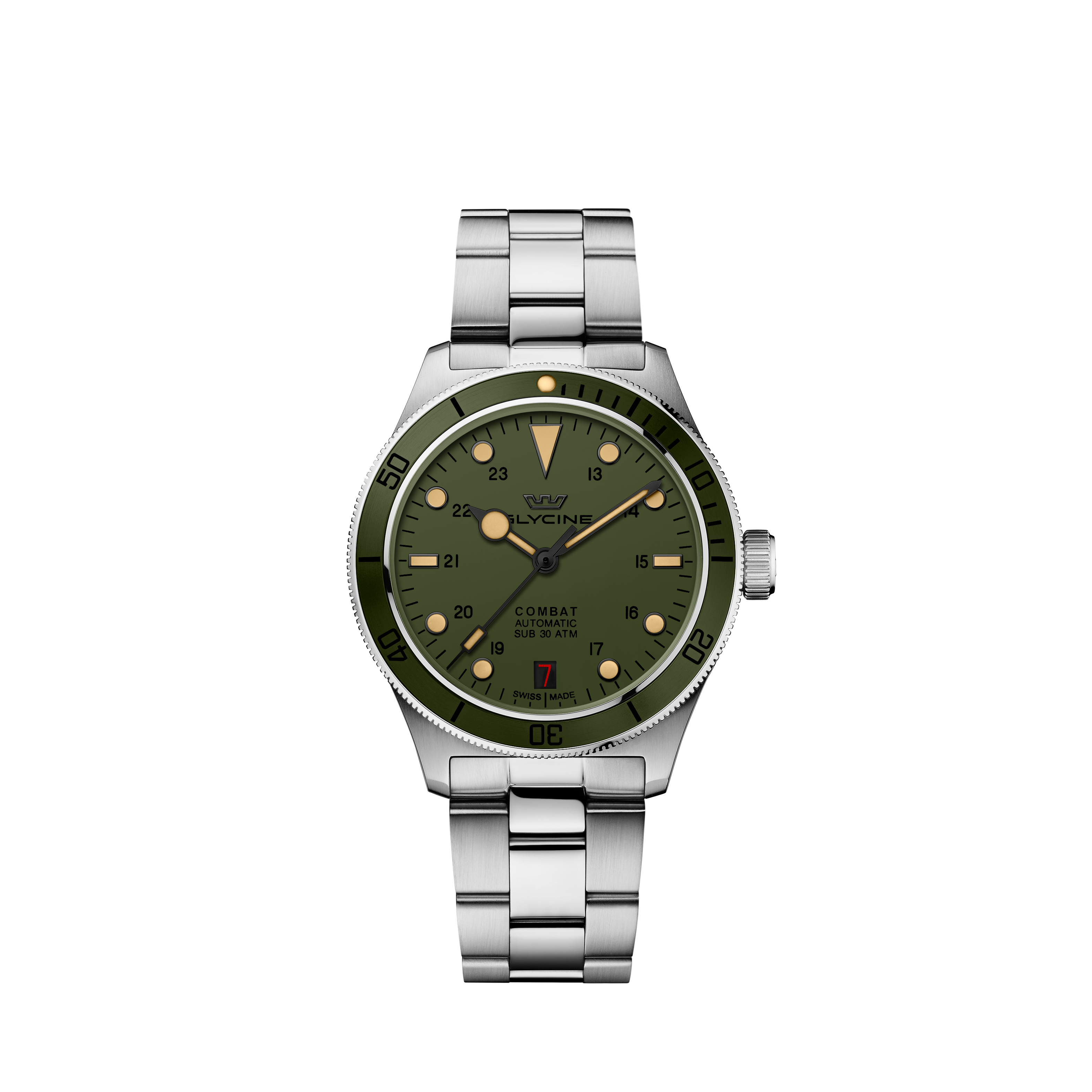 글리신 유니섹스 컴뱃 서브 36mm 오토매틱 시계 GL0394