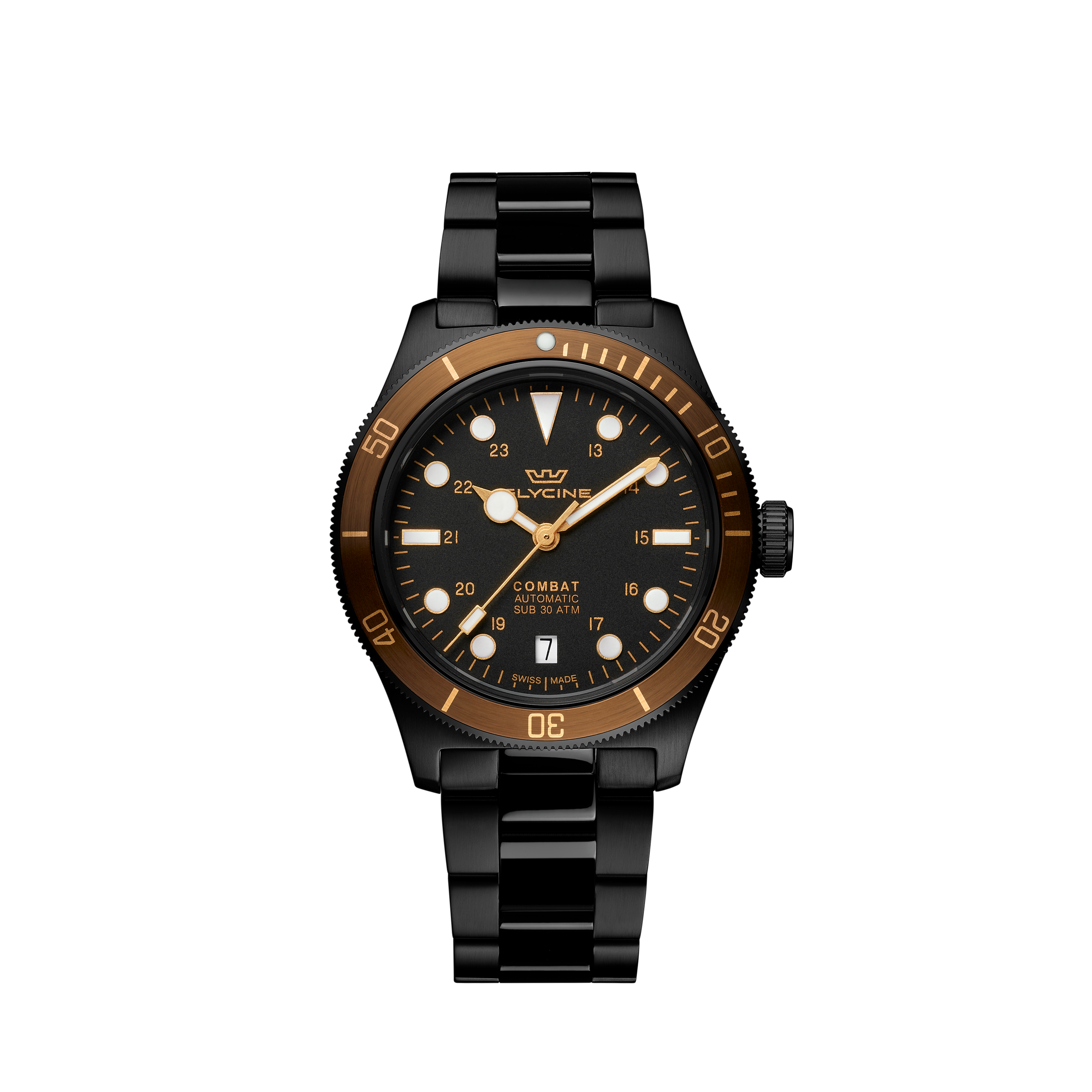 Glycine Men's Combat Sub Sport 39mm Automatic Watch GL0409