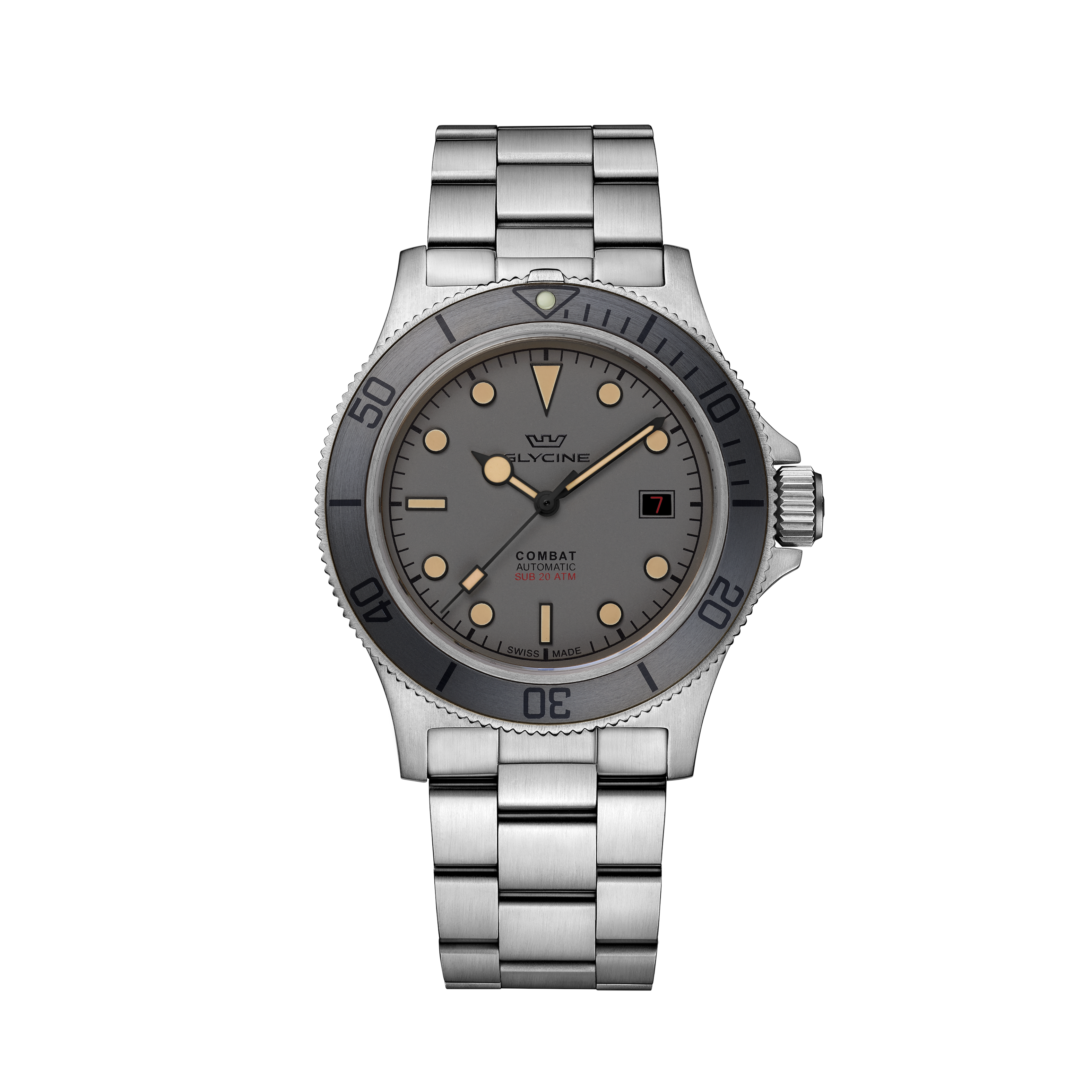 Glycine 남성용 Combat Sub Sport 42mm 오토매틱 시계 GL0419