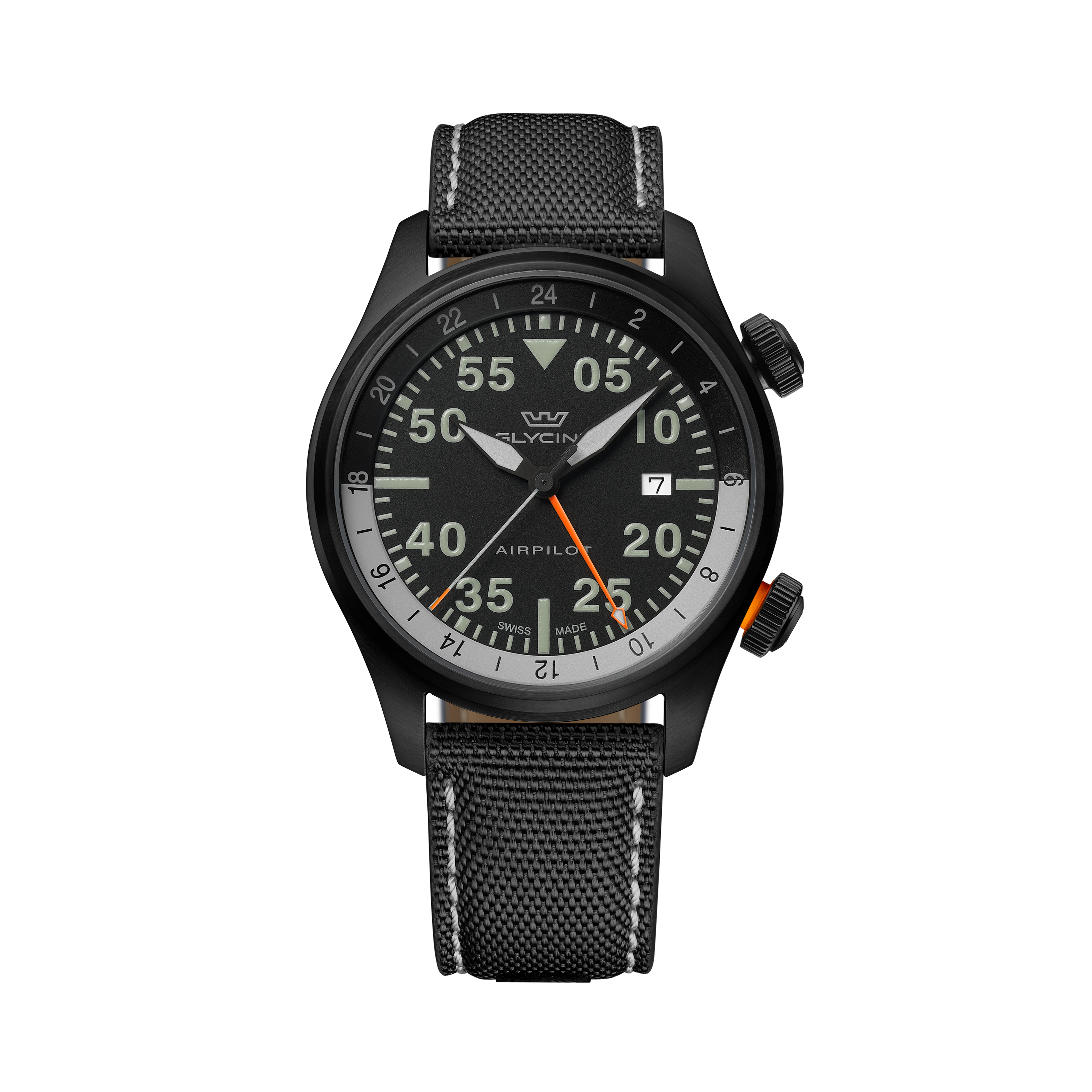 Glycine Men's Airpilot GMT 44mm Quartz Watch GL0435