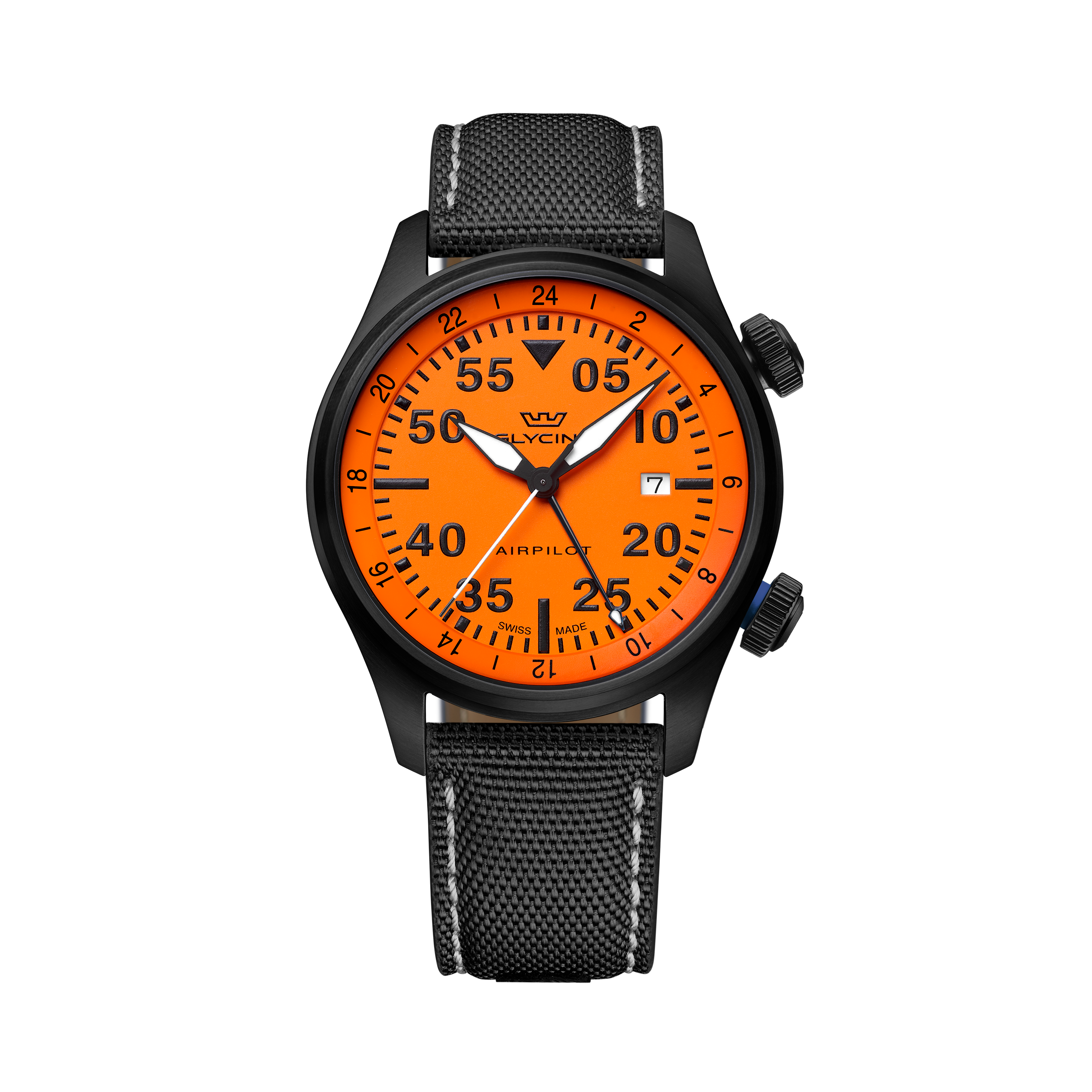 Glycine Men's Airpilot GMT 44mm Quartz Watch GL0436