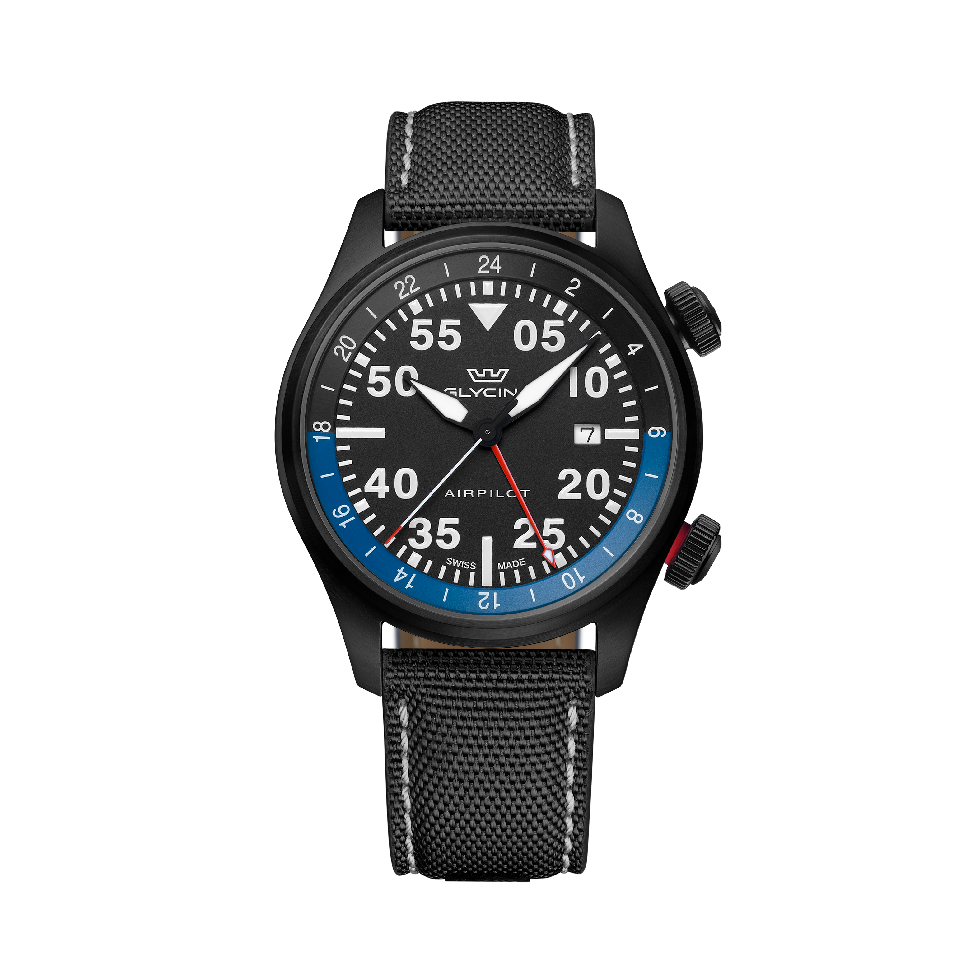Glycine Men's Airpilot GMT 44mm Quartz Watch GL0437