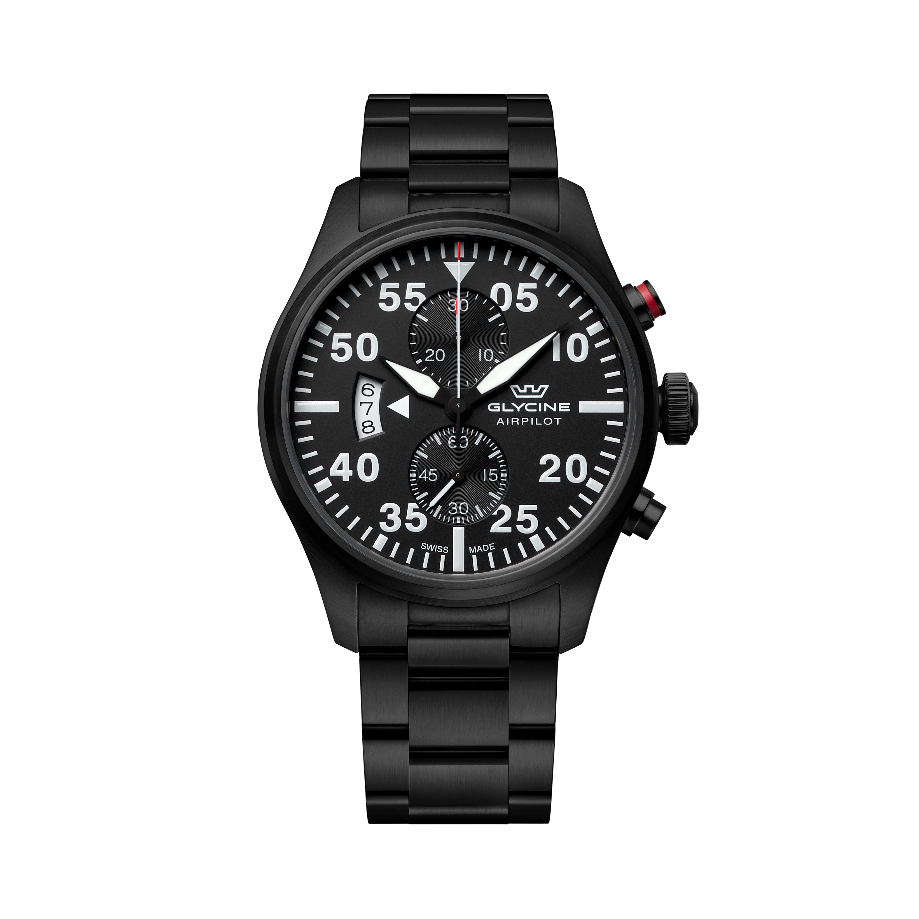 Glycine Men's Airpilot Chrono 44mm Quartz Watch GL0447