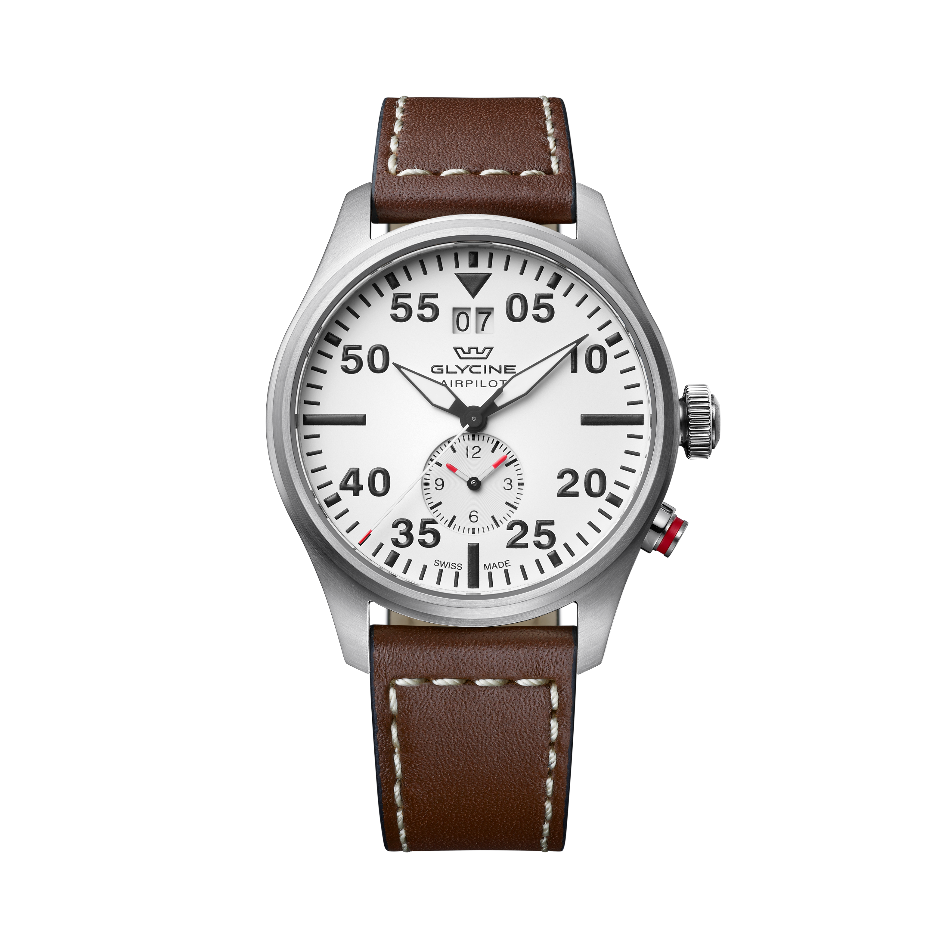 Glycine Men's Airpilot Dual Time 44mm Quartz Watch GL0451