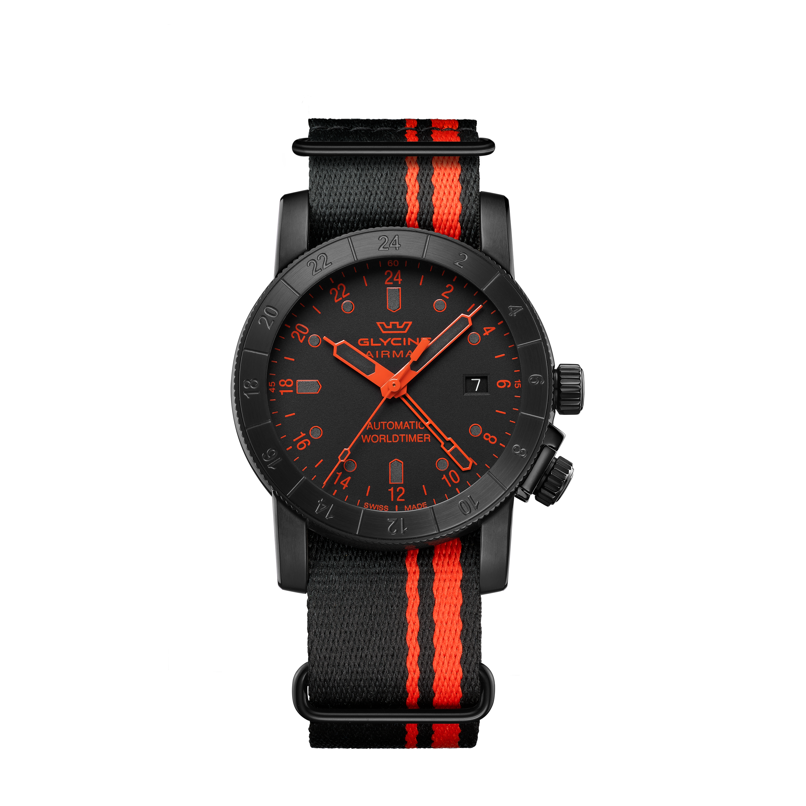 Glycine Reloj automático para hombre Airman Contemporary GMT de 42 mm GL0497