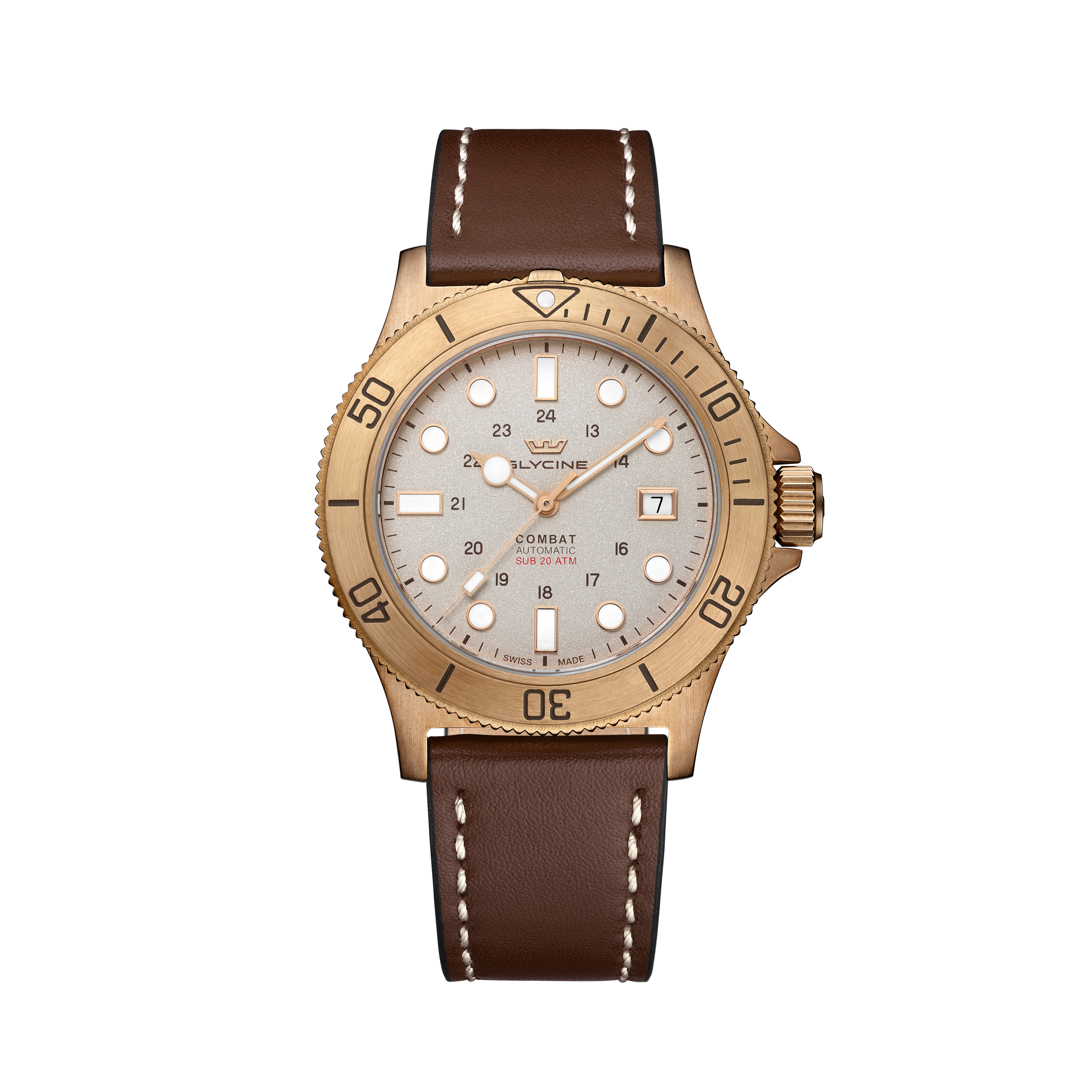 Glycine Men's Combat Sub Bronze 42mm Automatic Watch GL0545