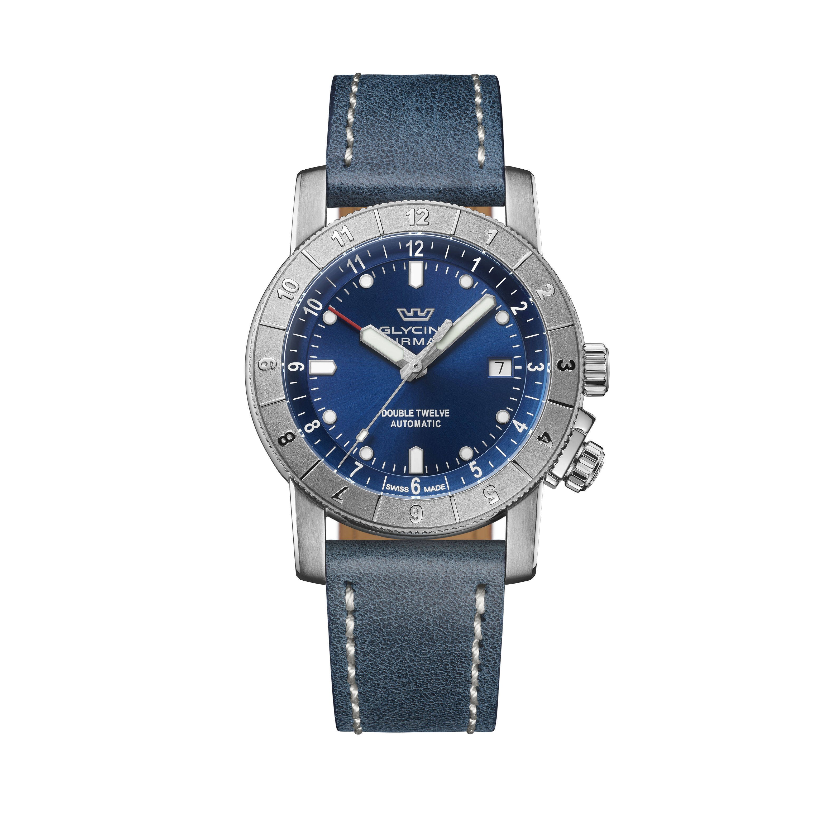 Glycine Men's Ariman Double Twelve 42mm Automatic Watch GL0553