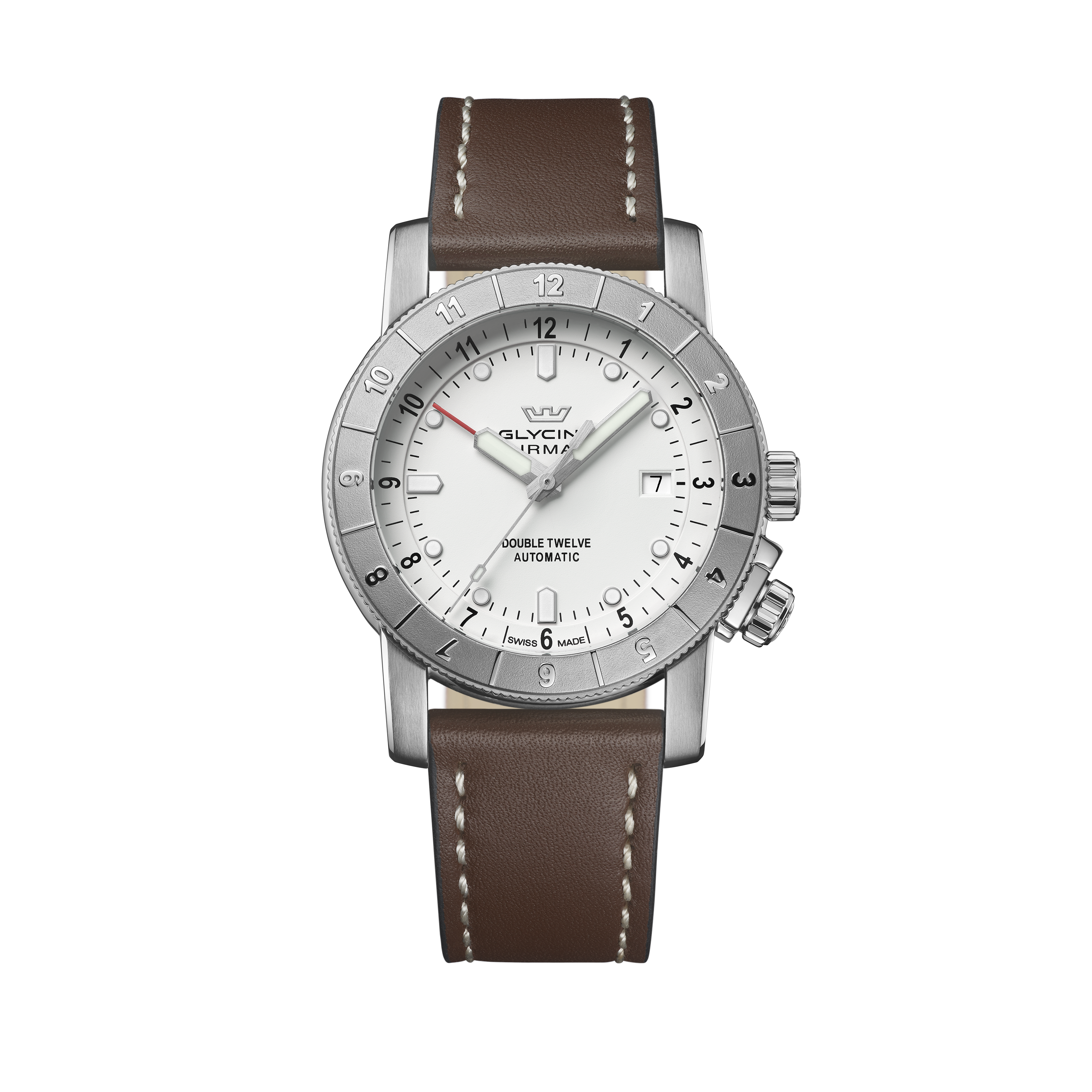 Glycine Men's Ariman Double Twelve 42mm Automatic Watch GL0554
