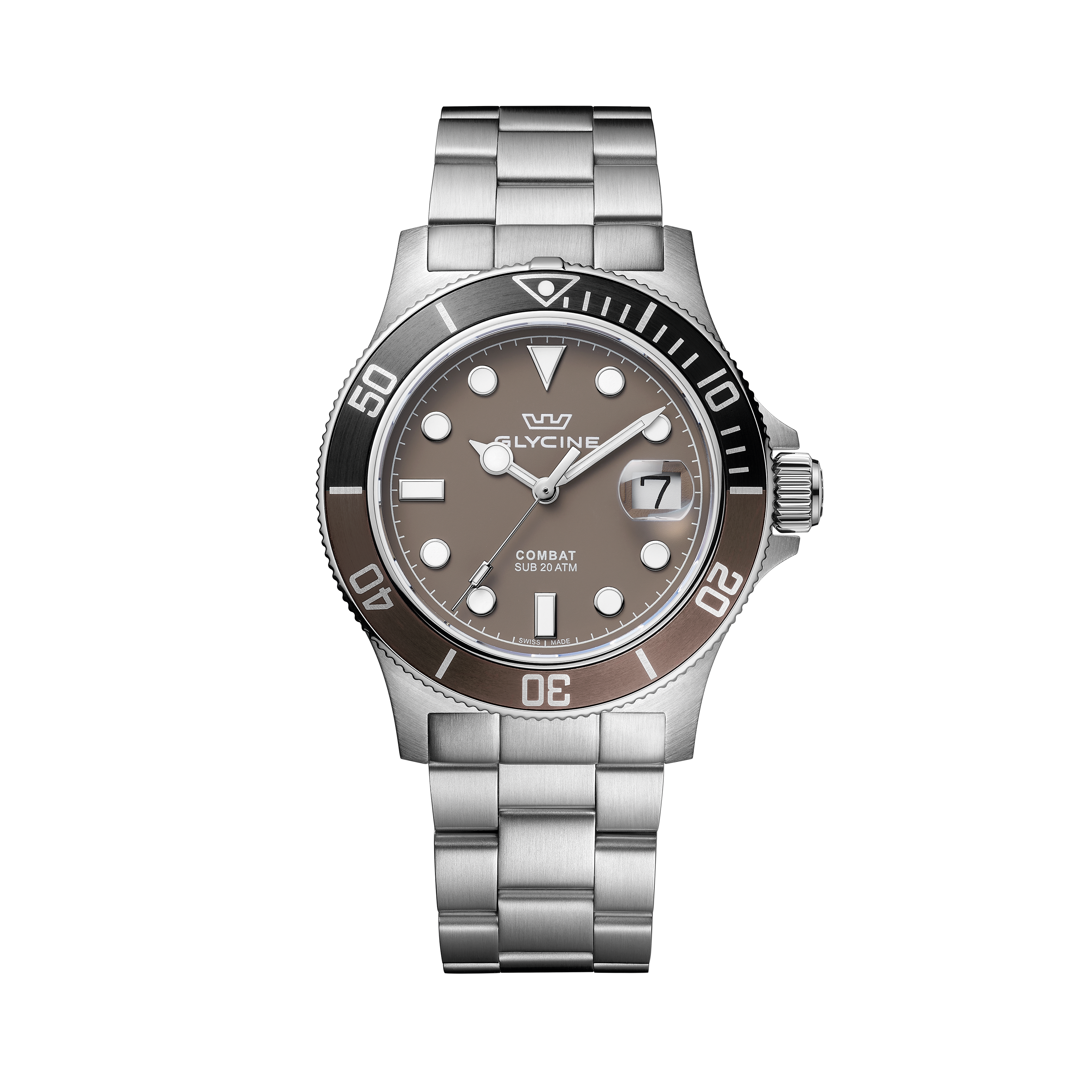 Reloj Glycine para hombre Combat Sub Sport de cuarzo de 42 mm GL1017