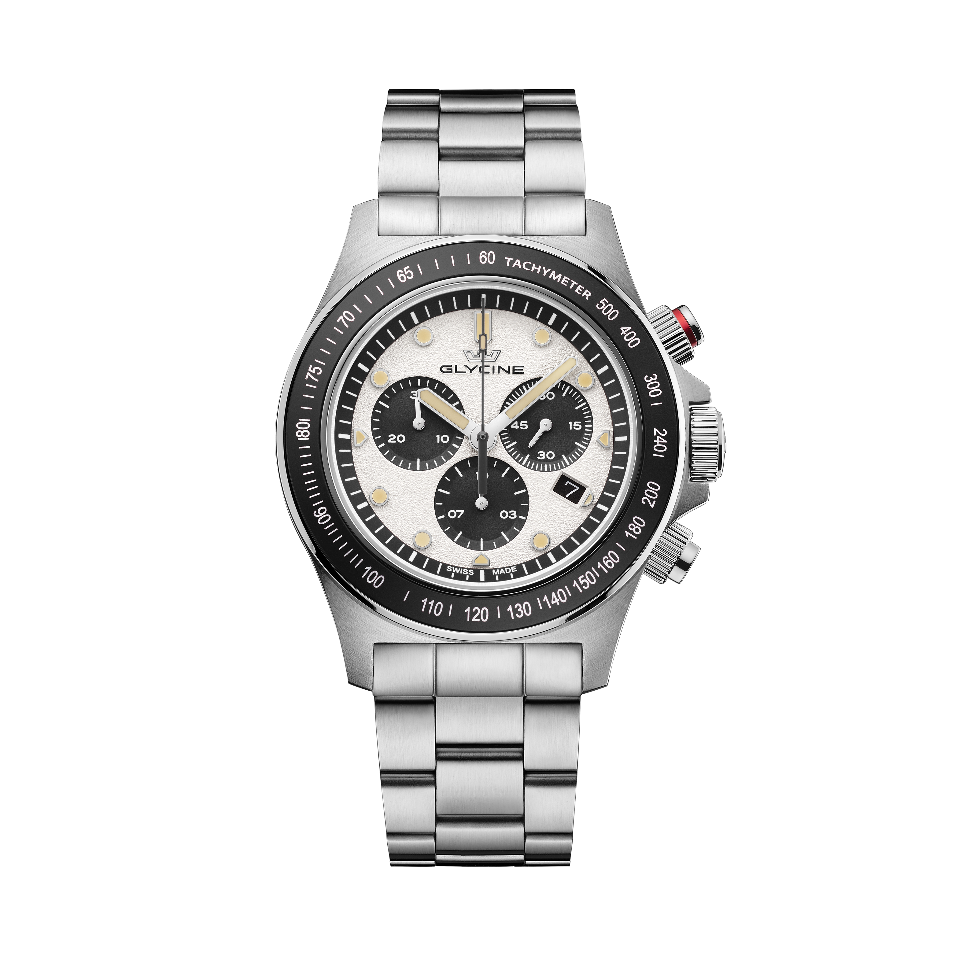 Reloj de cuarzo deportivo Glycine Combat Sub Cronógrafo para hombre 43mm GL1044