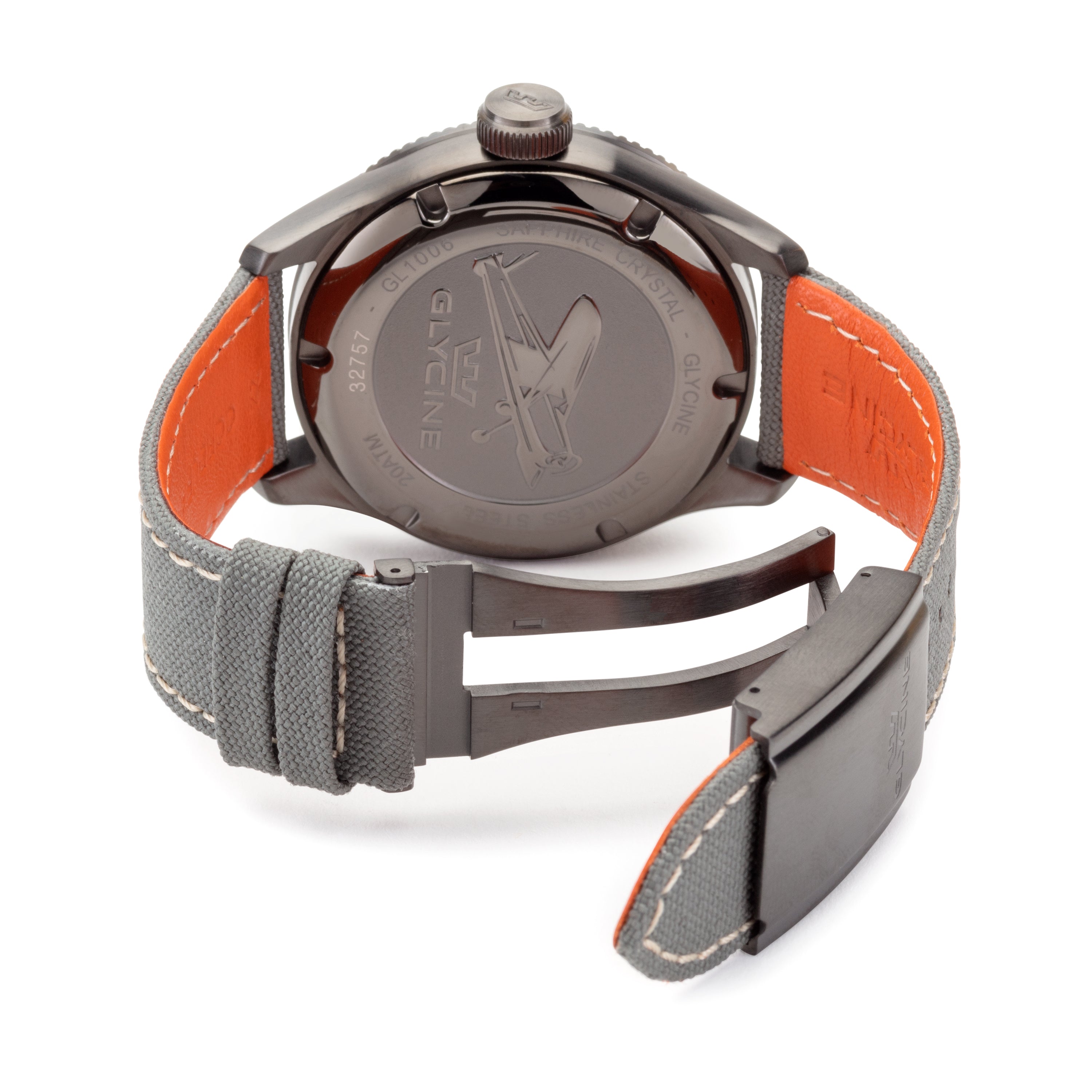 Glycine Men's Airman GMT 45mm Quartz Watch GL1006
