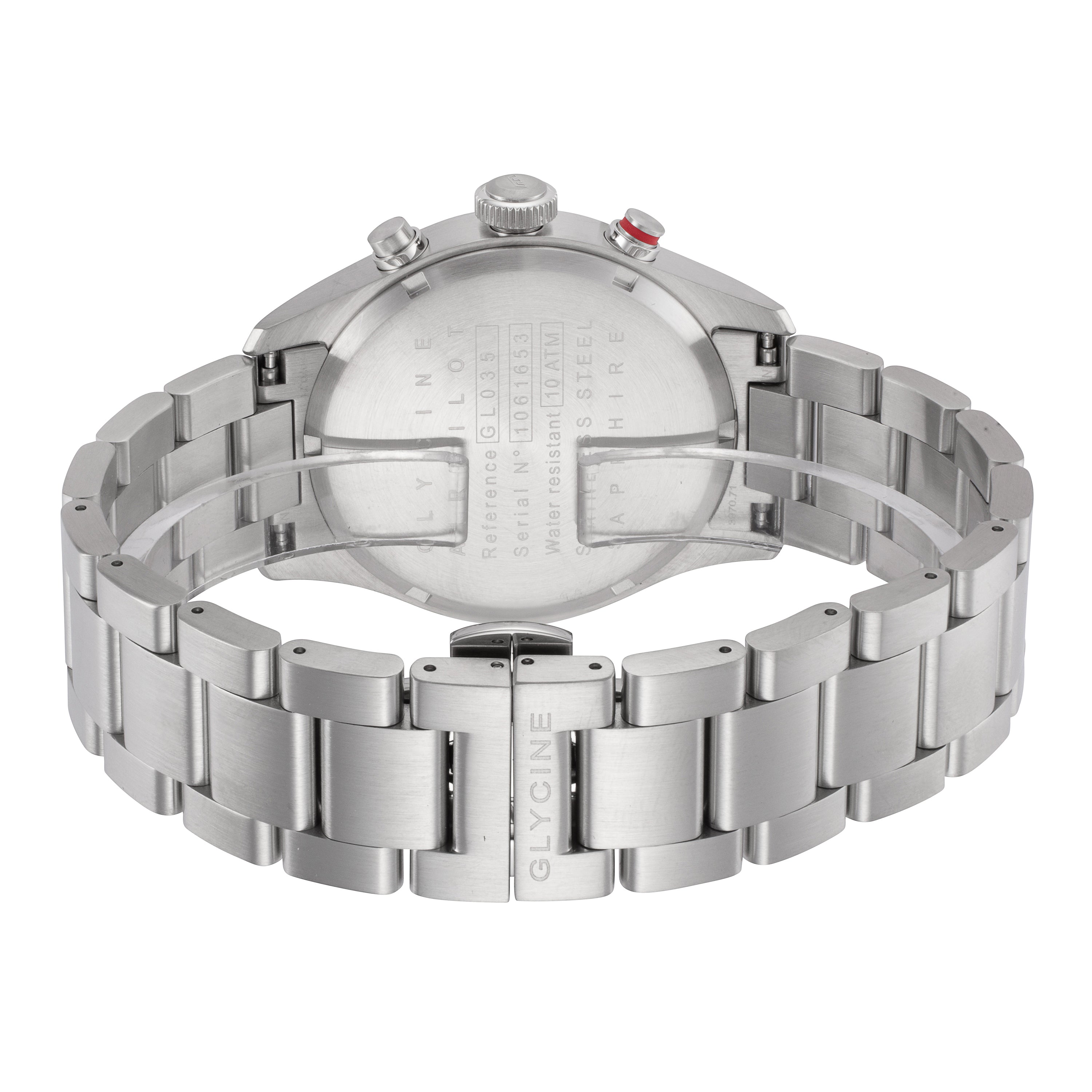 Glycine Men's Airpilot Chrono 44mm Quartz Watch GL0354