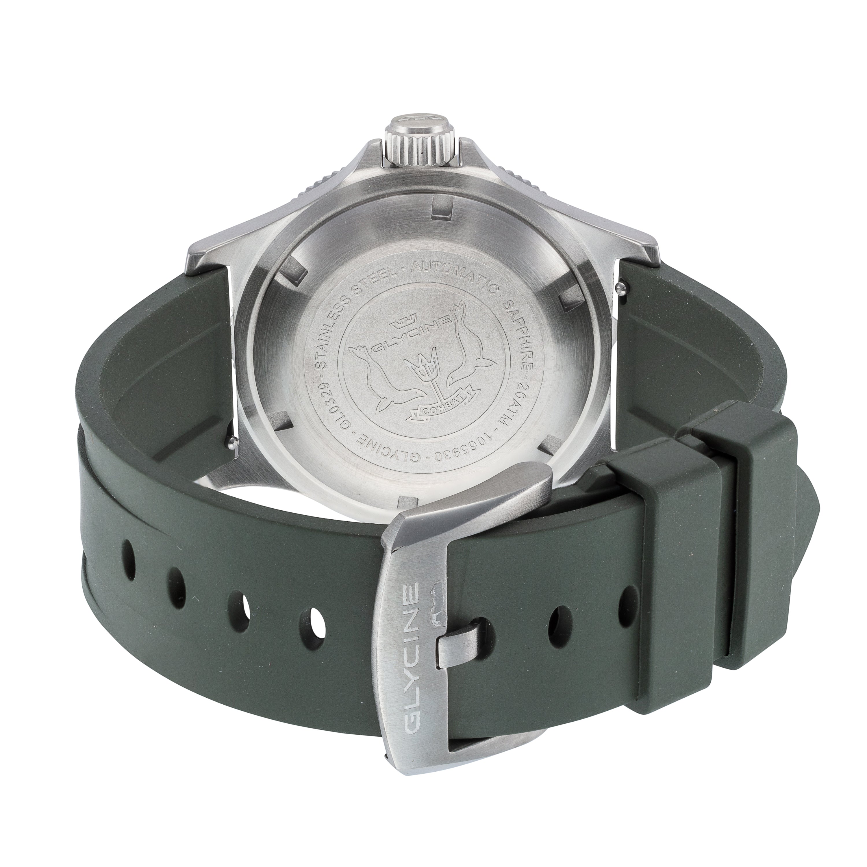 글리신 남성 콤뱃 서브 스포츠 GMT 42mm 오토매틱 시계 GL0329