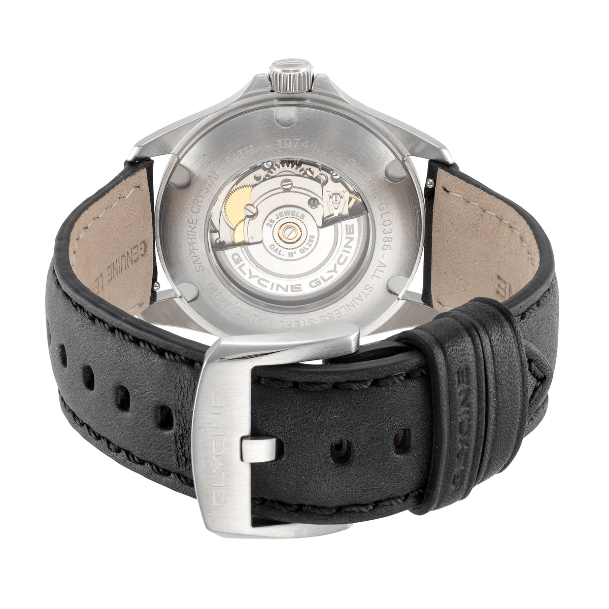 Glycine Men's Combat Classic Moonphase 40mm Automatic Watch GL0386