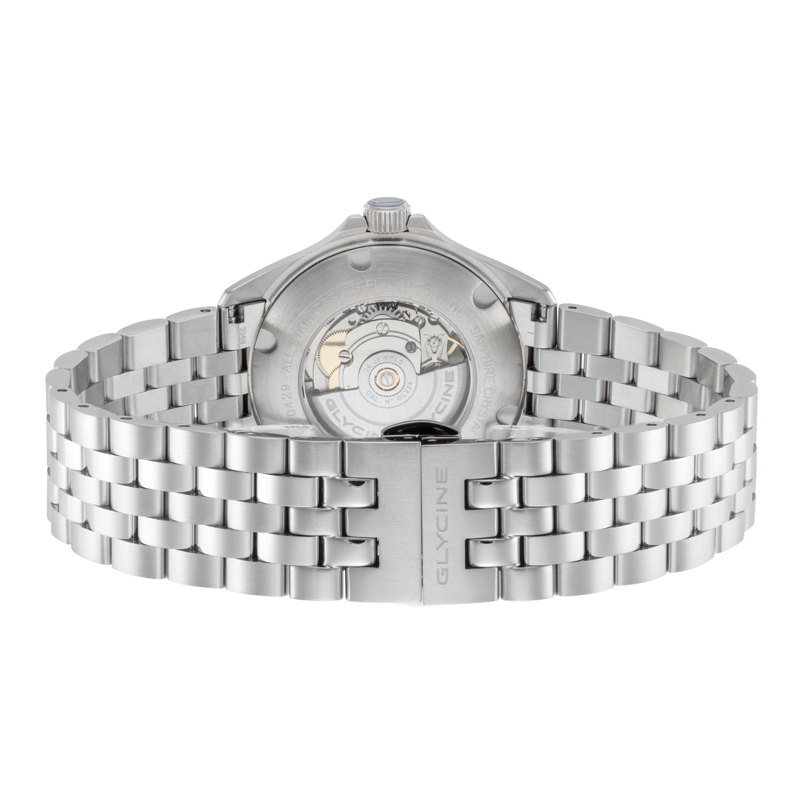 Glycine Men's Combat Classic Open Heart 40mm Automatic Watch GL0429