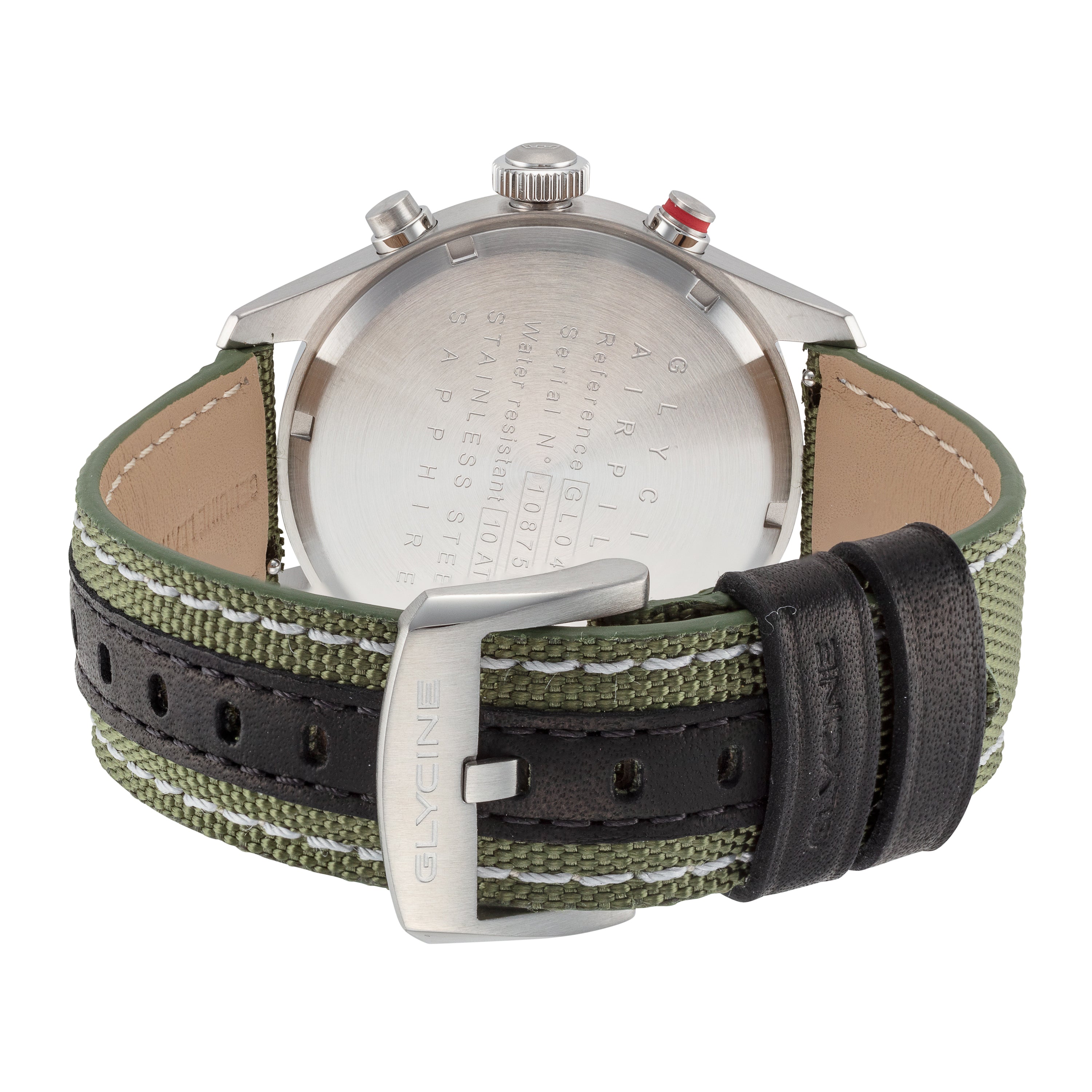 Reloj de cuarzo Glycine Airpilot Chrono de 44 mm para hombre GL0445