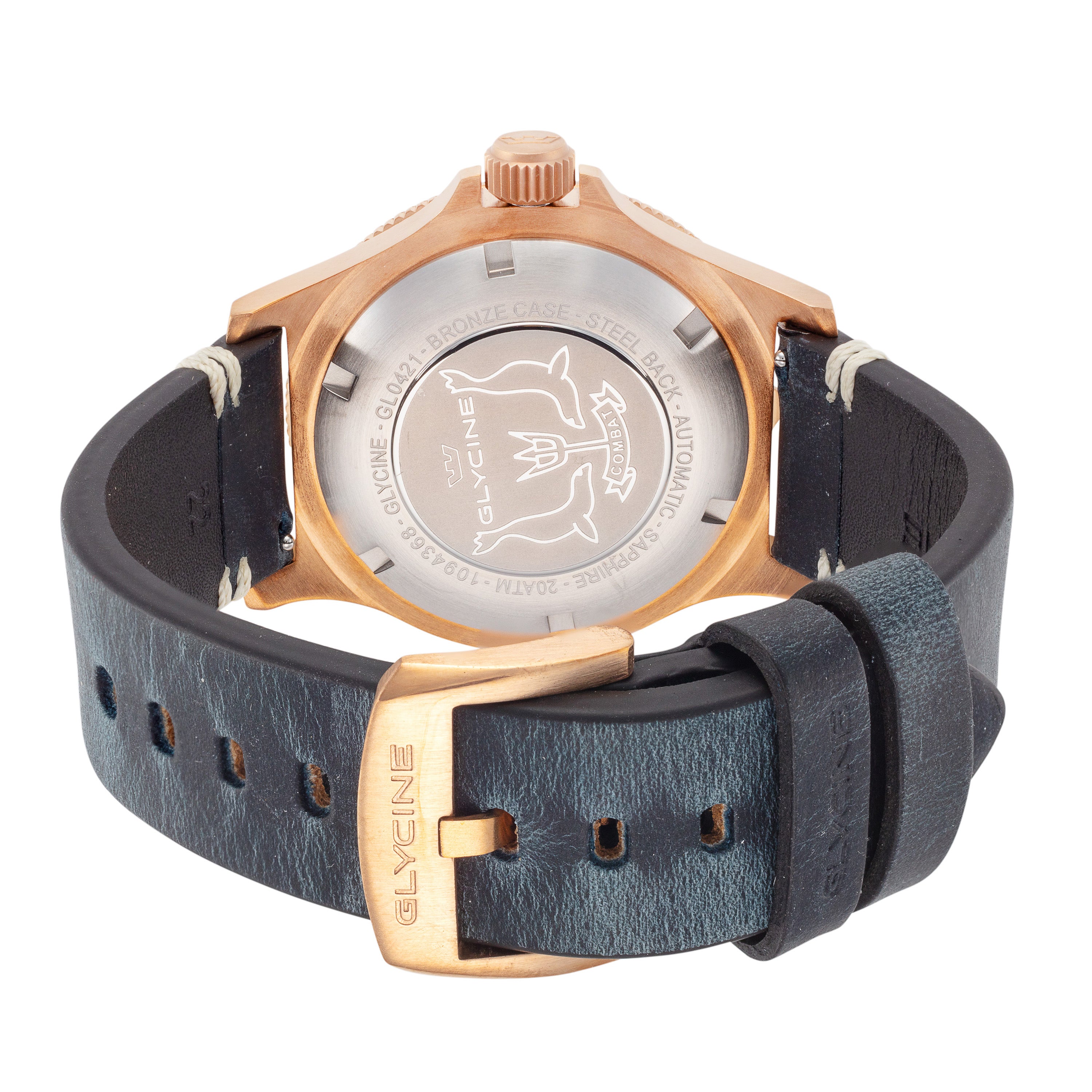 Glycine Men's Combat Sub Vintage Bronze 42mm Automatic Watch GL0421
