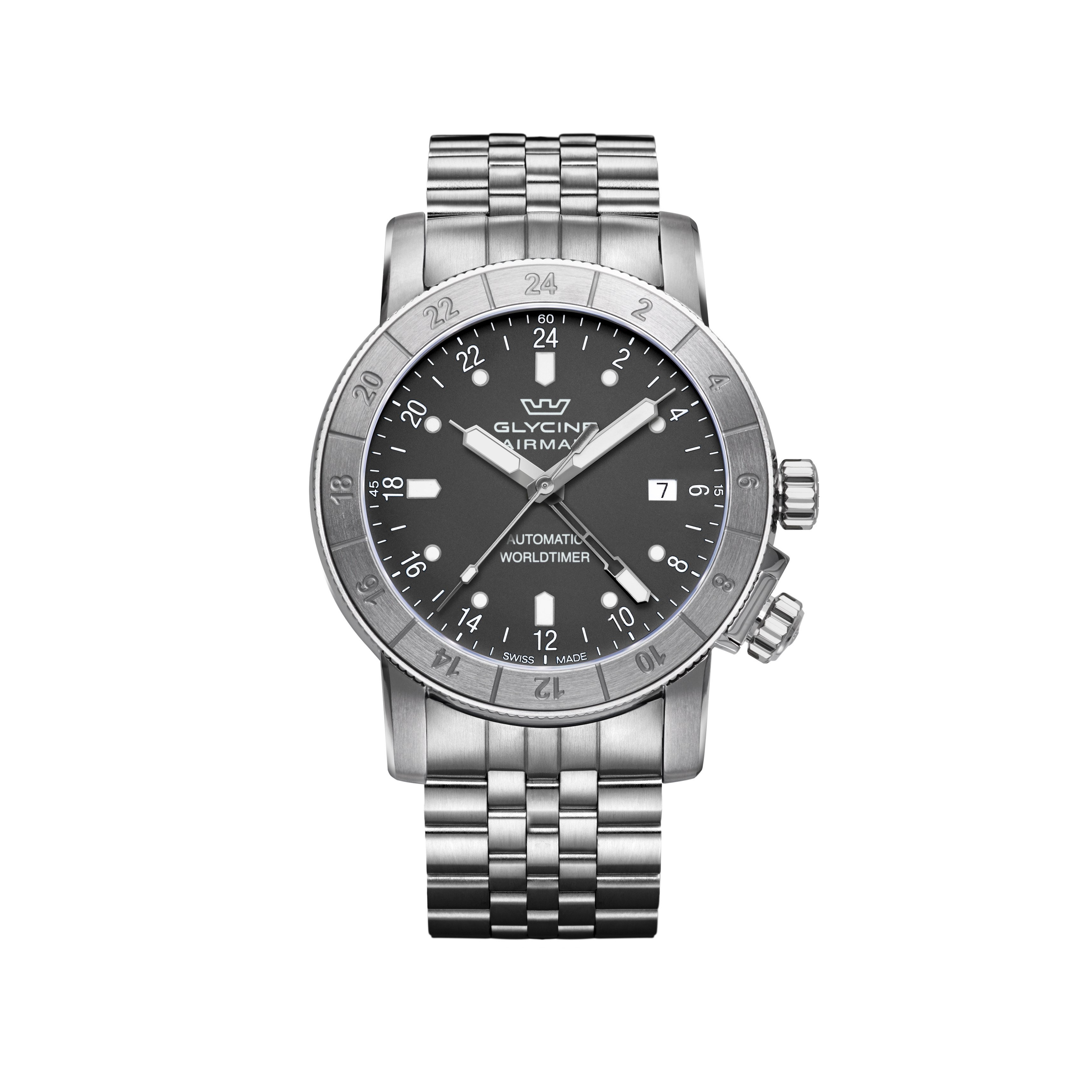 Glycine Men's Airman GMT 42mm Automatic Watch GL0065