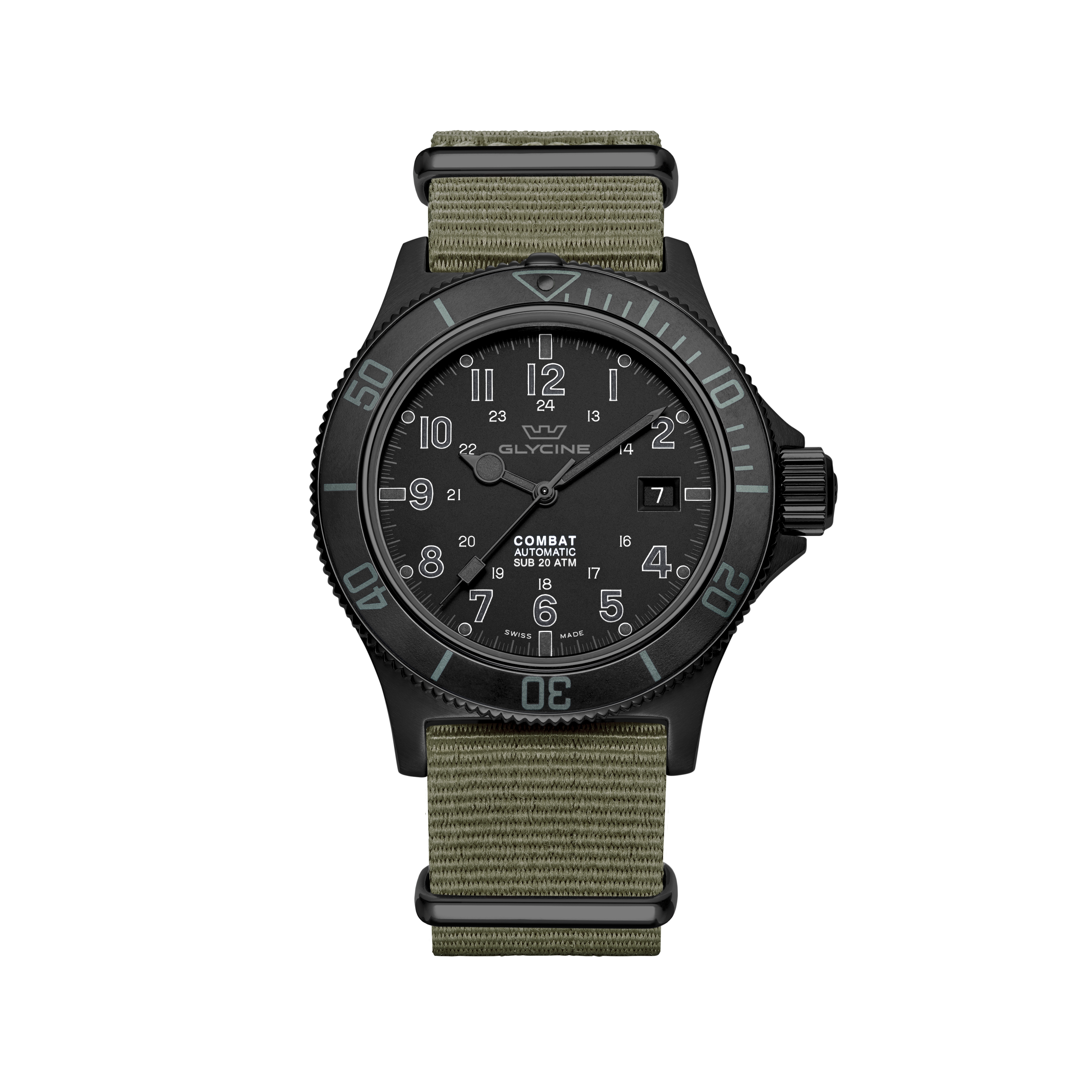 글리신 남성 컴뱃 서브 42mm 오토매틱 시계 GL0084
