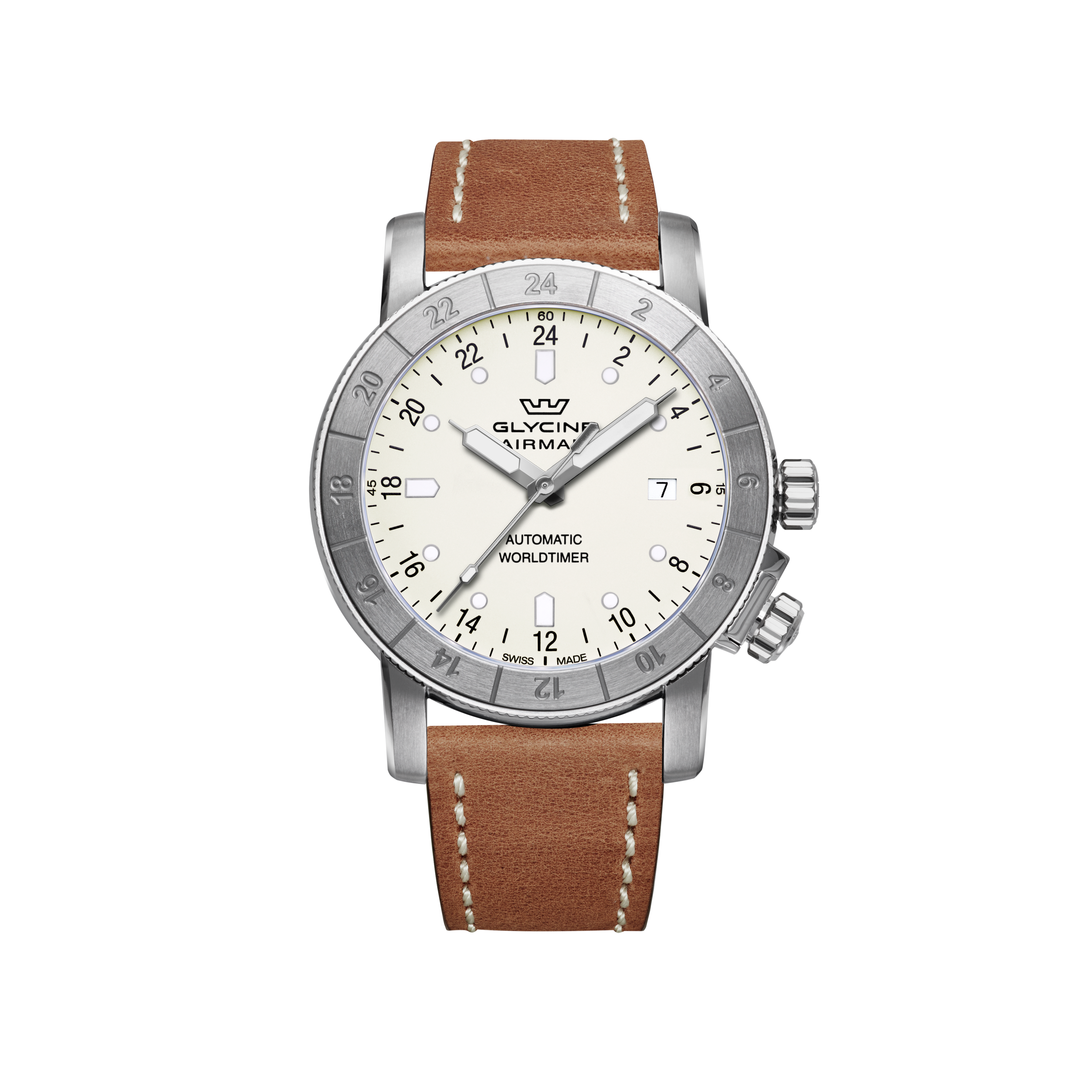 Glycine Men's Airman Purist 42mm Automatic Watch GL0141