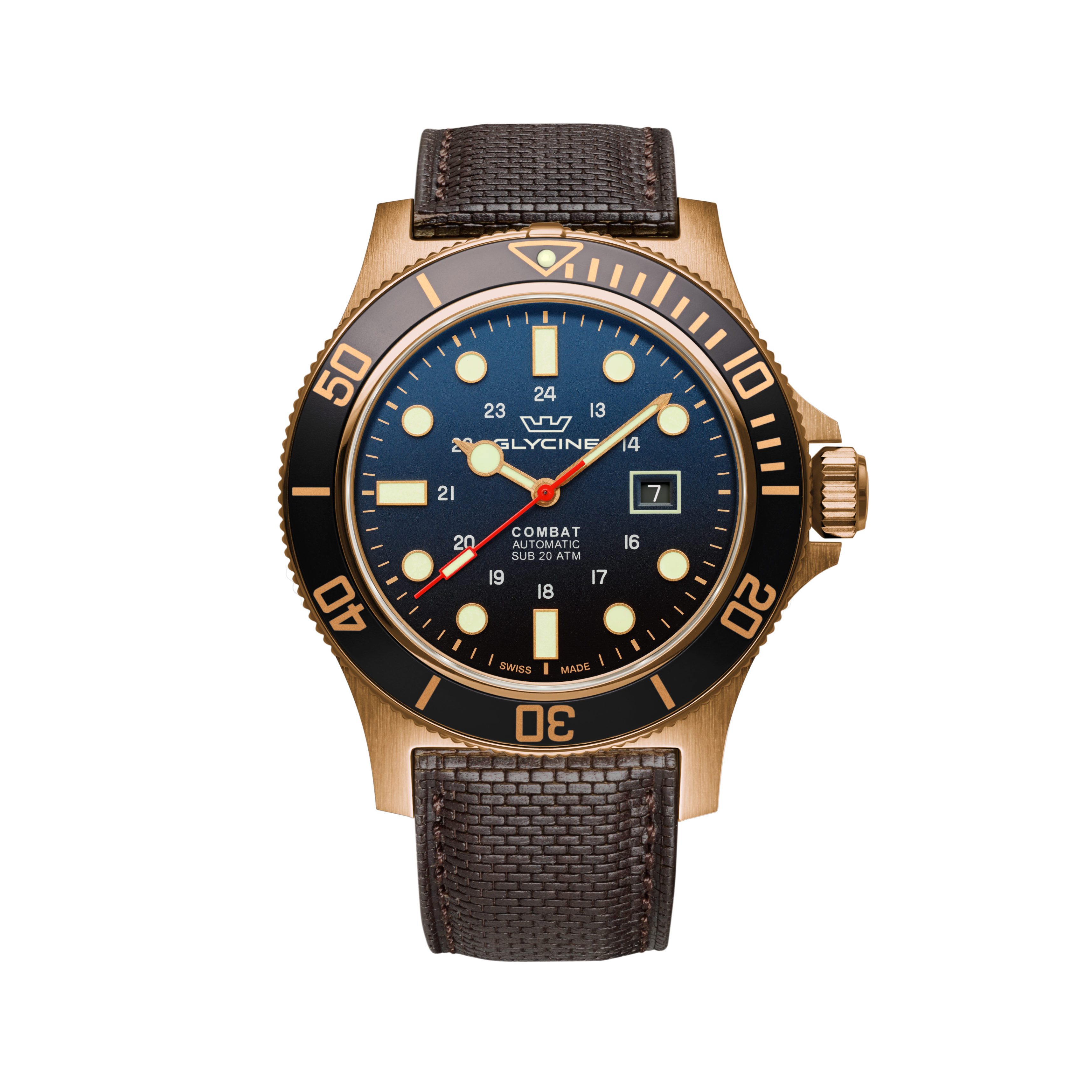 Glycine Men's Combat Sub Bronze 48mm Automatic Watch GL0200