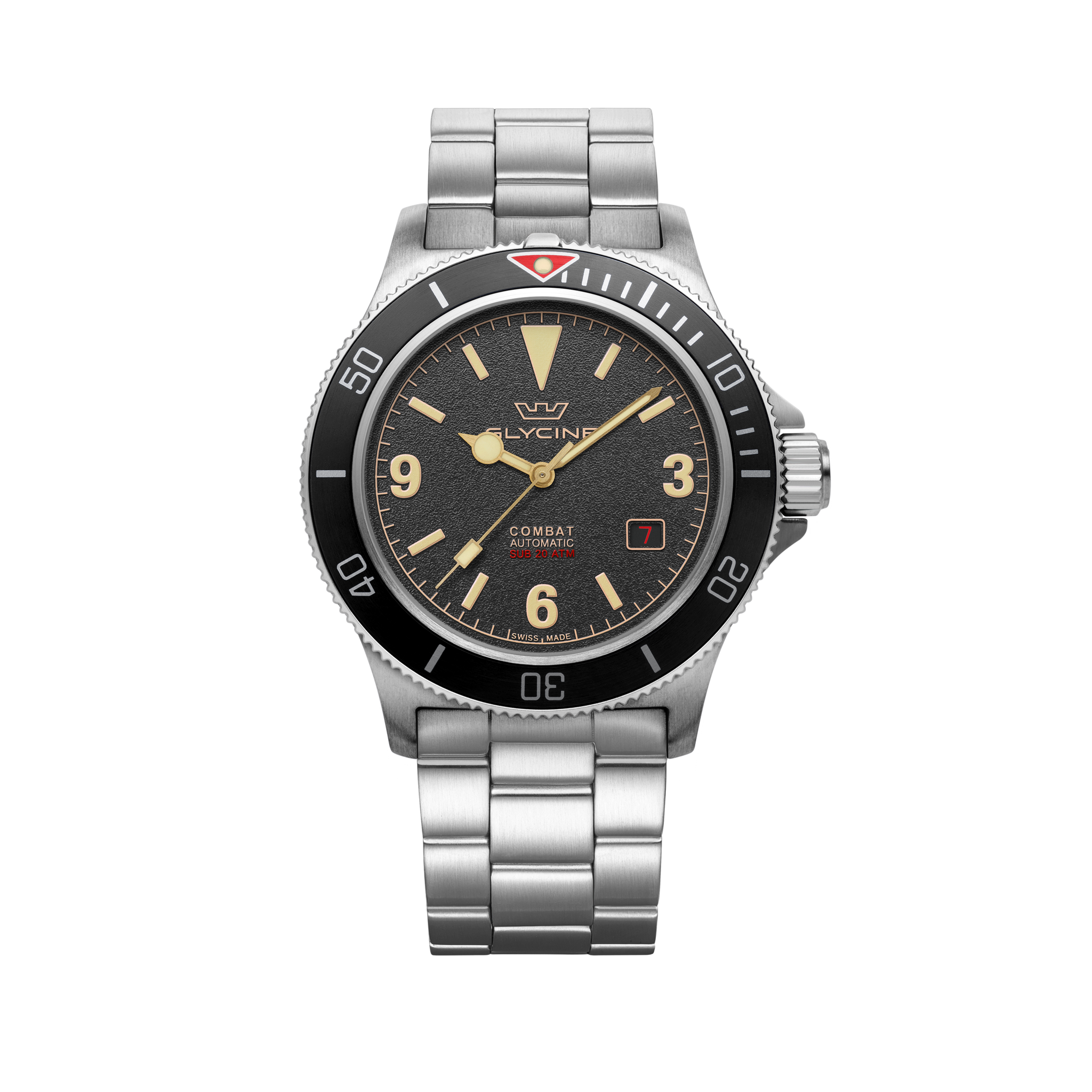 Glycine Men's Combat Sub Vintage 42mm Automatic Watch GL0261