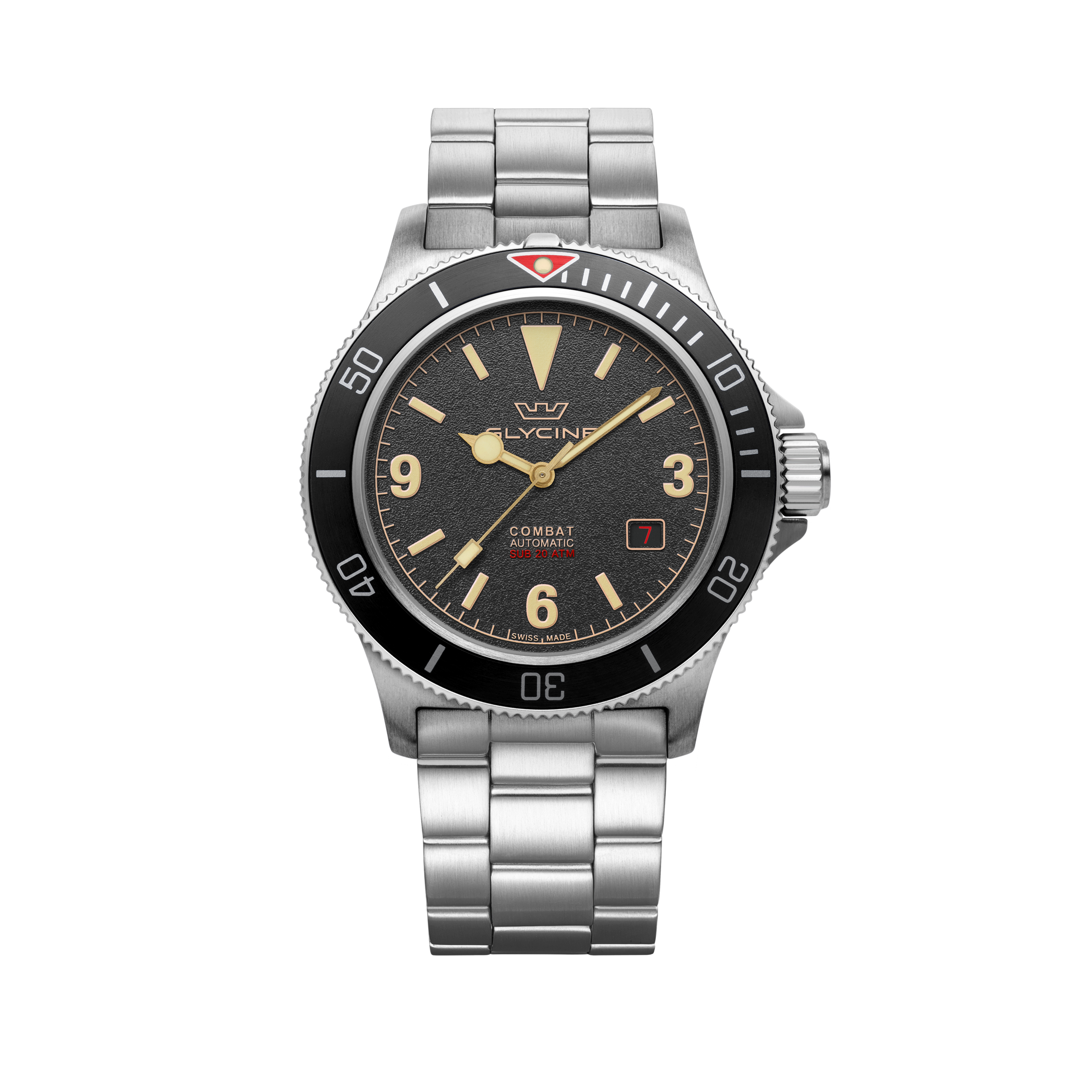 Glycine Men's Combat Sub Vintage 42mm Automatic Watch GL0261