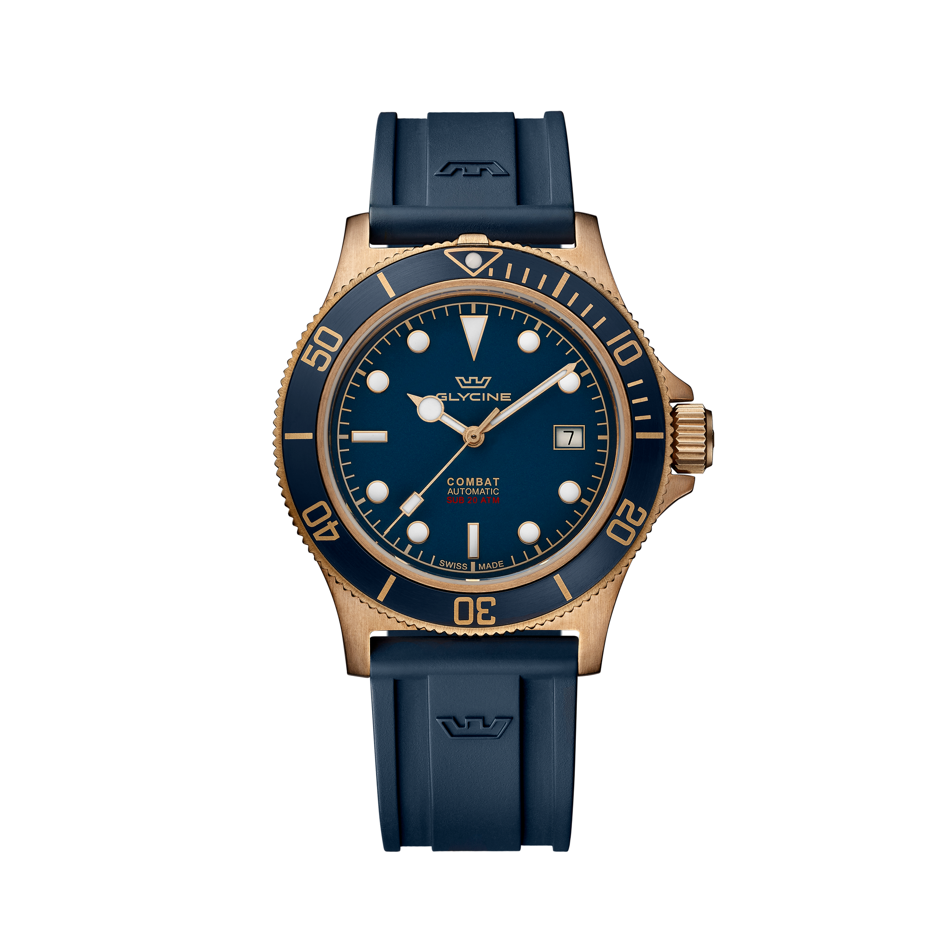 Glycine Men's Combat Sub Sport Bronze 42mm Automatic Watch GL0323 Glycine Men's Combat Sub Sport Bronze 42mm Automatic Watch GL0323
