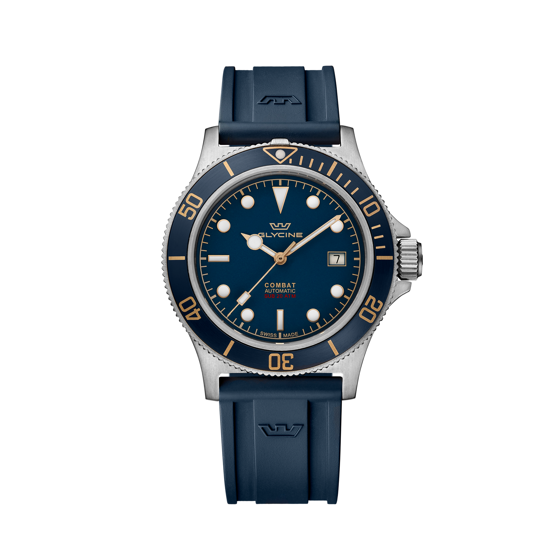 Glycine Men's Combat Sub Sport GMT 42mm Automatic Watch GL0327