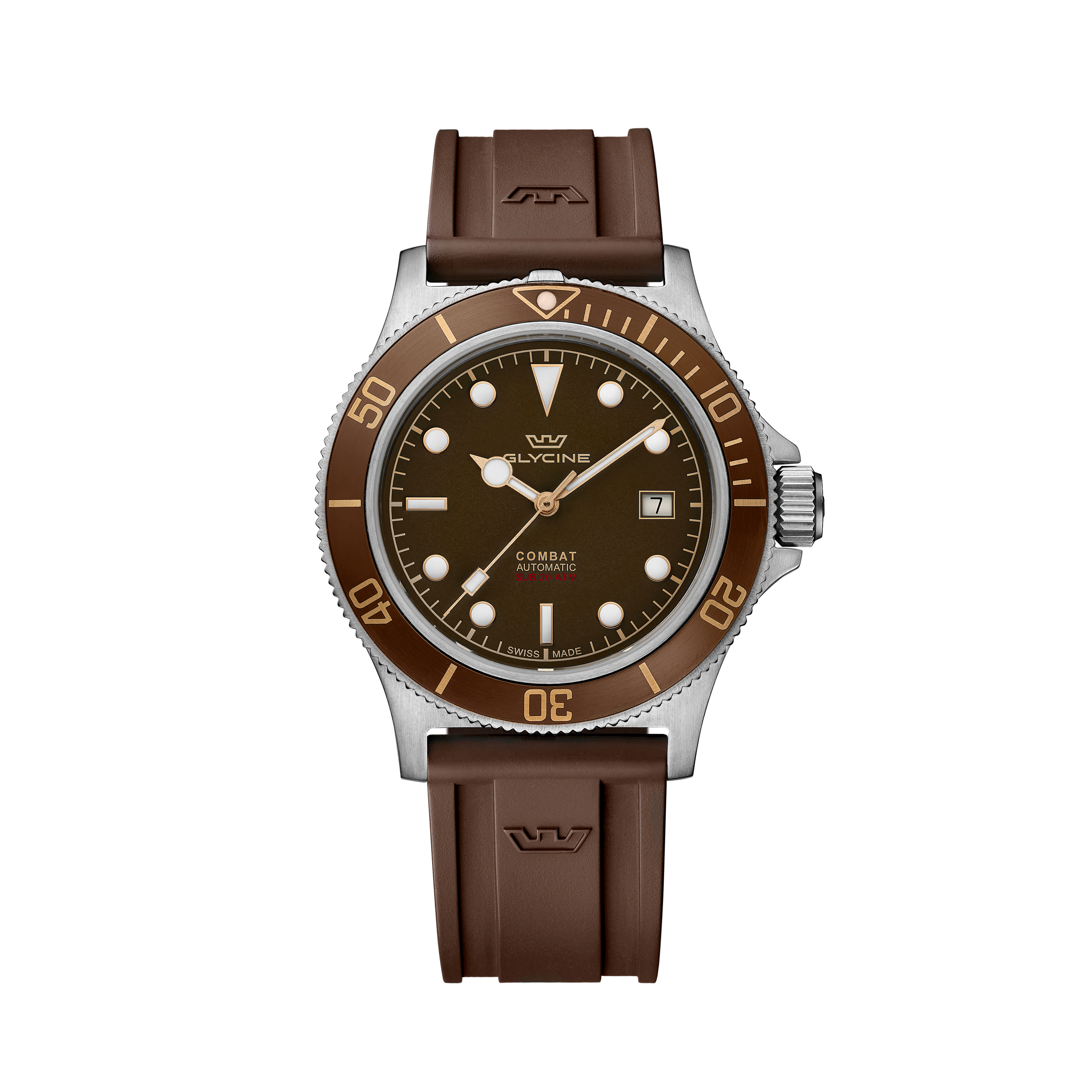 Glycine Men's Combat Sub Sport GMT 42mm Automatic Watch GL0328