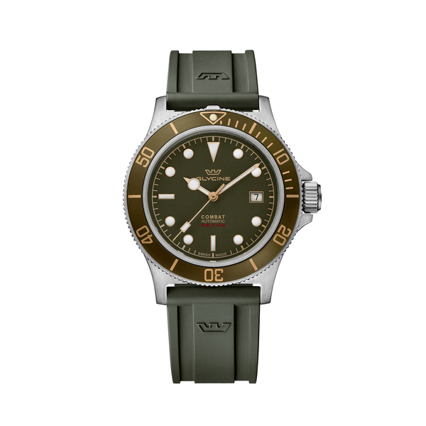 Glycine Men's Combat Sub Sport GMT 42mm Automatic Watch GL0329