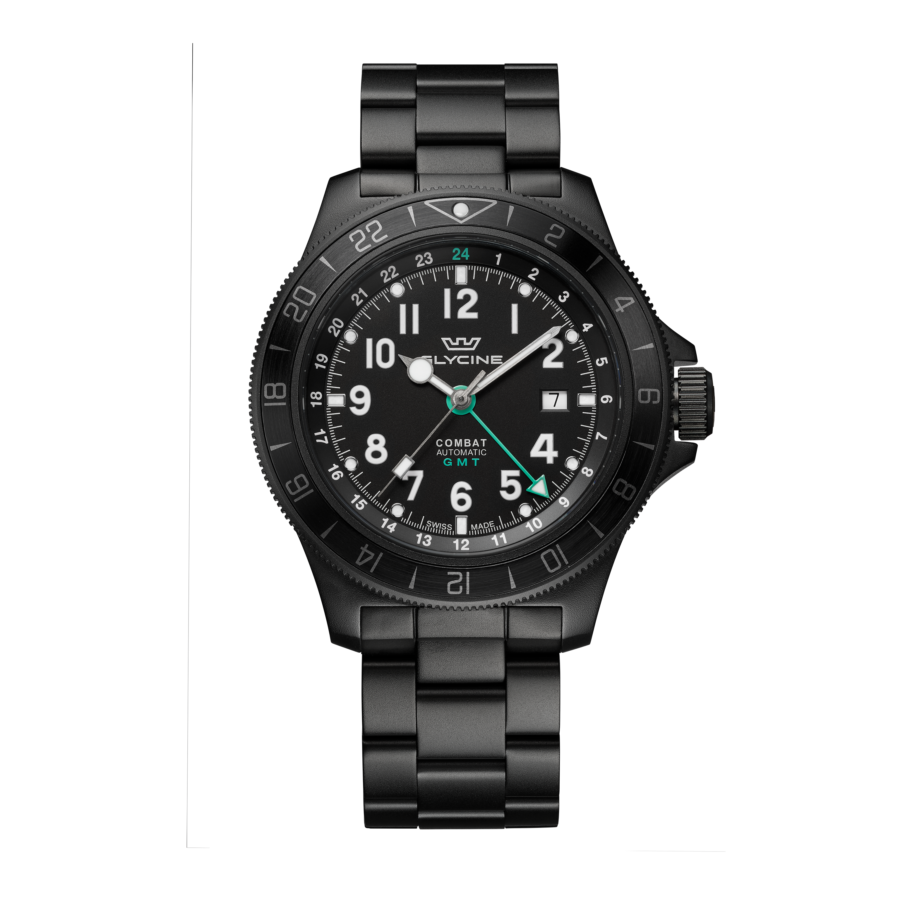 Glycine Men's Combat Sub GMT 46mm Automatic Watch GL0332