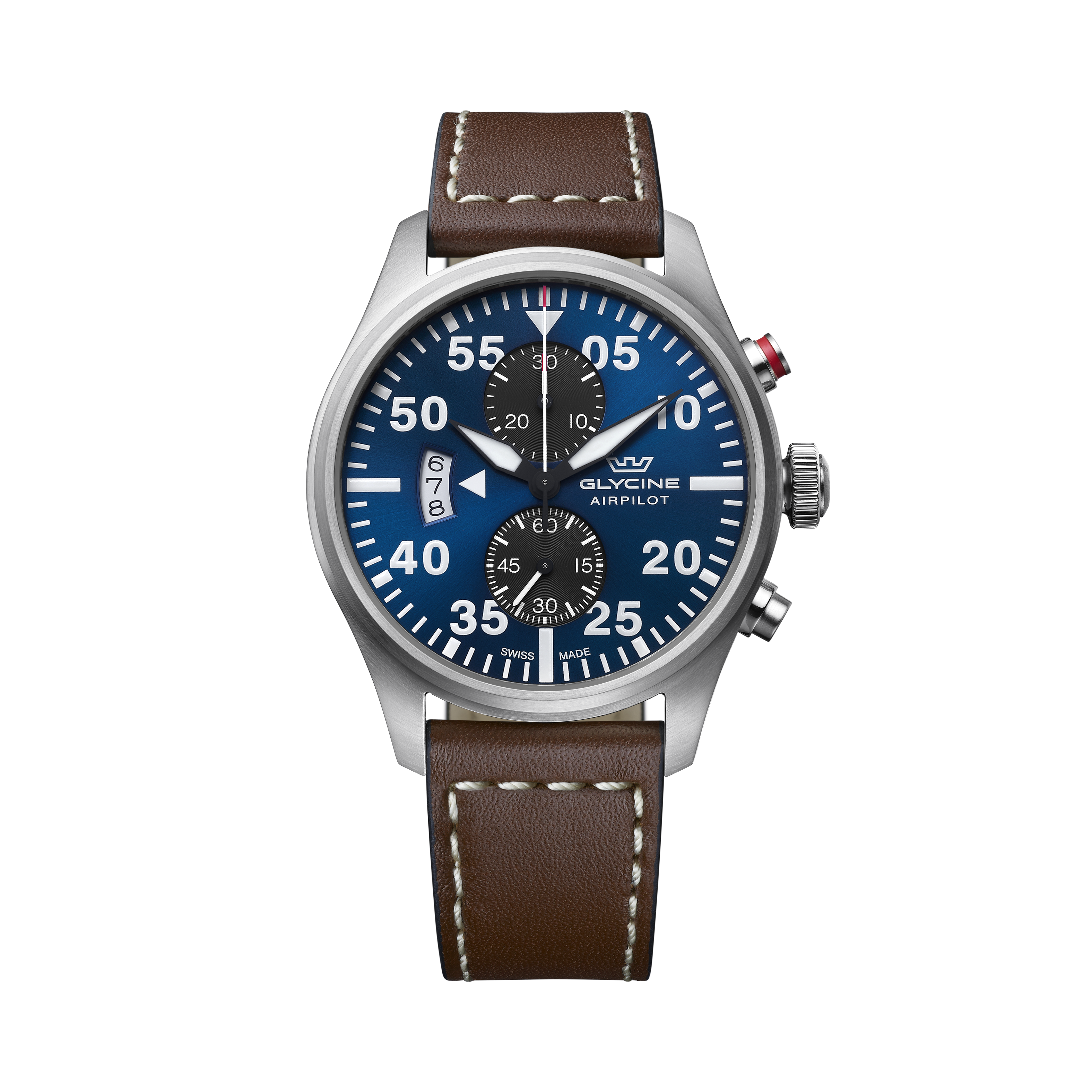 Glycine Men's Airpilot Chrono 44mm Quartz Watch GL0357