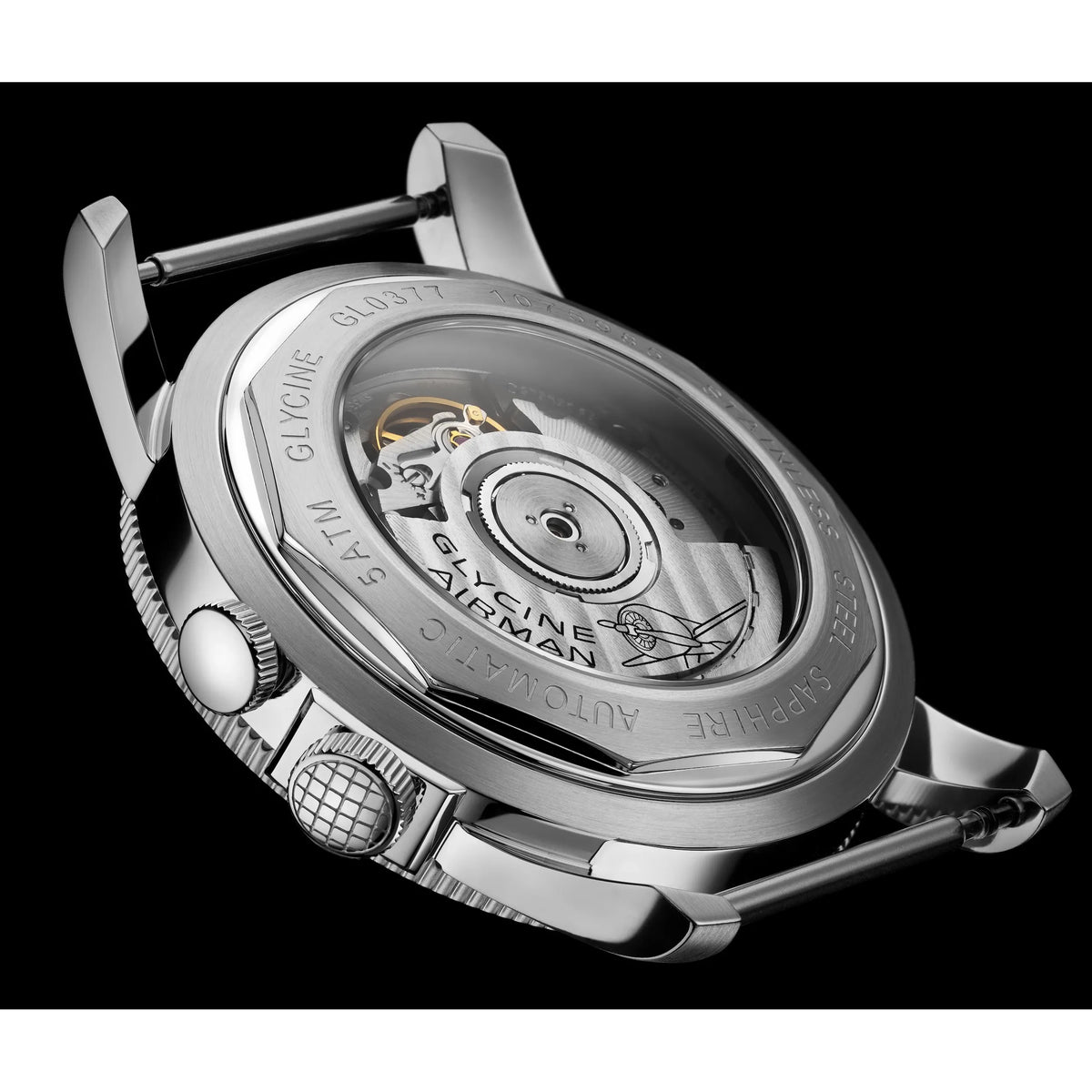 Reloj automático Glycine Airman Vintage Noon Purist de 40 mm para hombre GL0377
